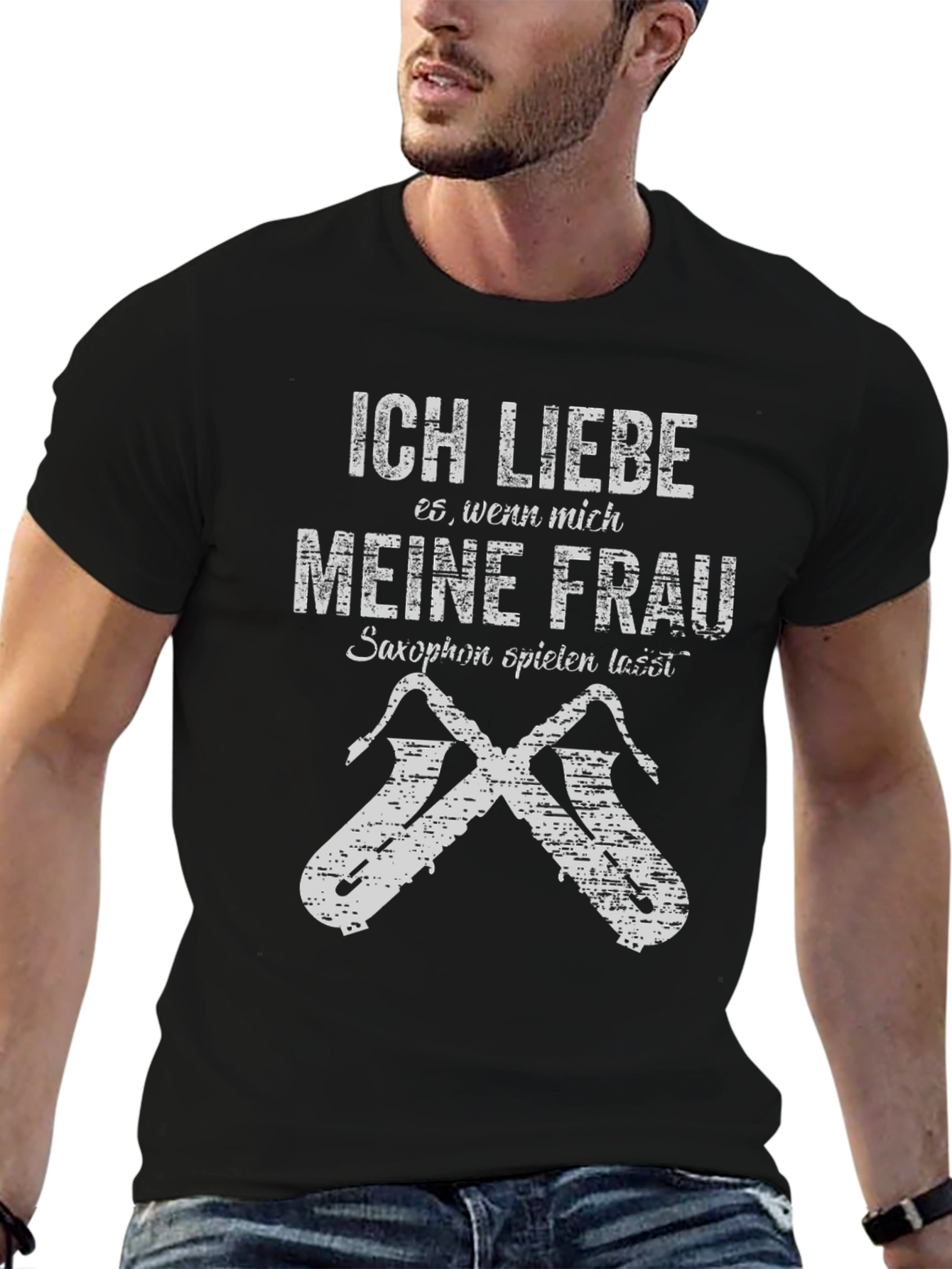 Saxophone Lover T-Shirt - Ich Liebe Meine Frau