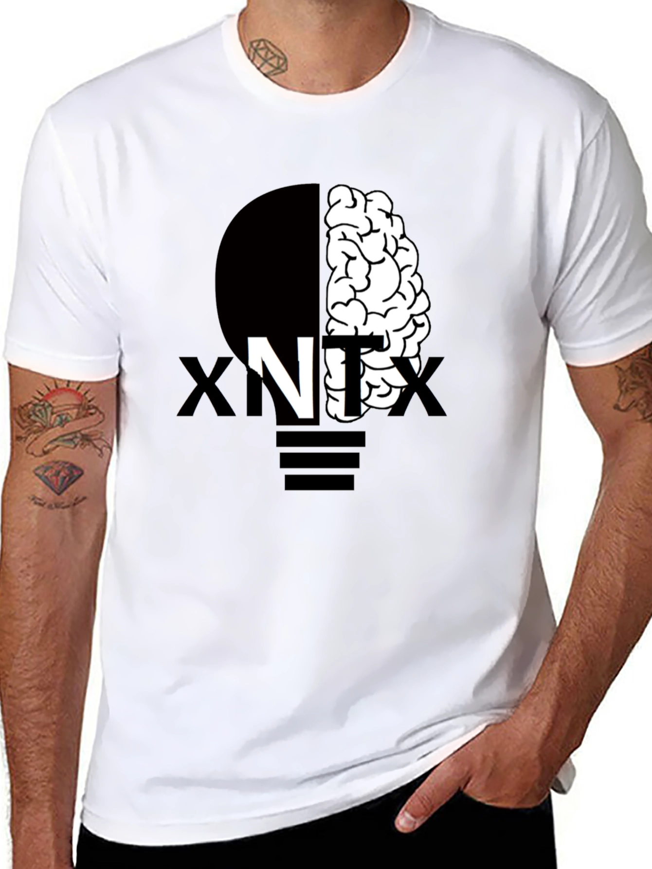 Intellectual T-Shirt - Brain & Logic Design
