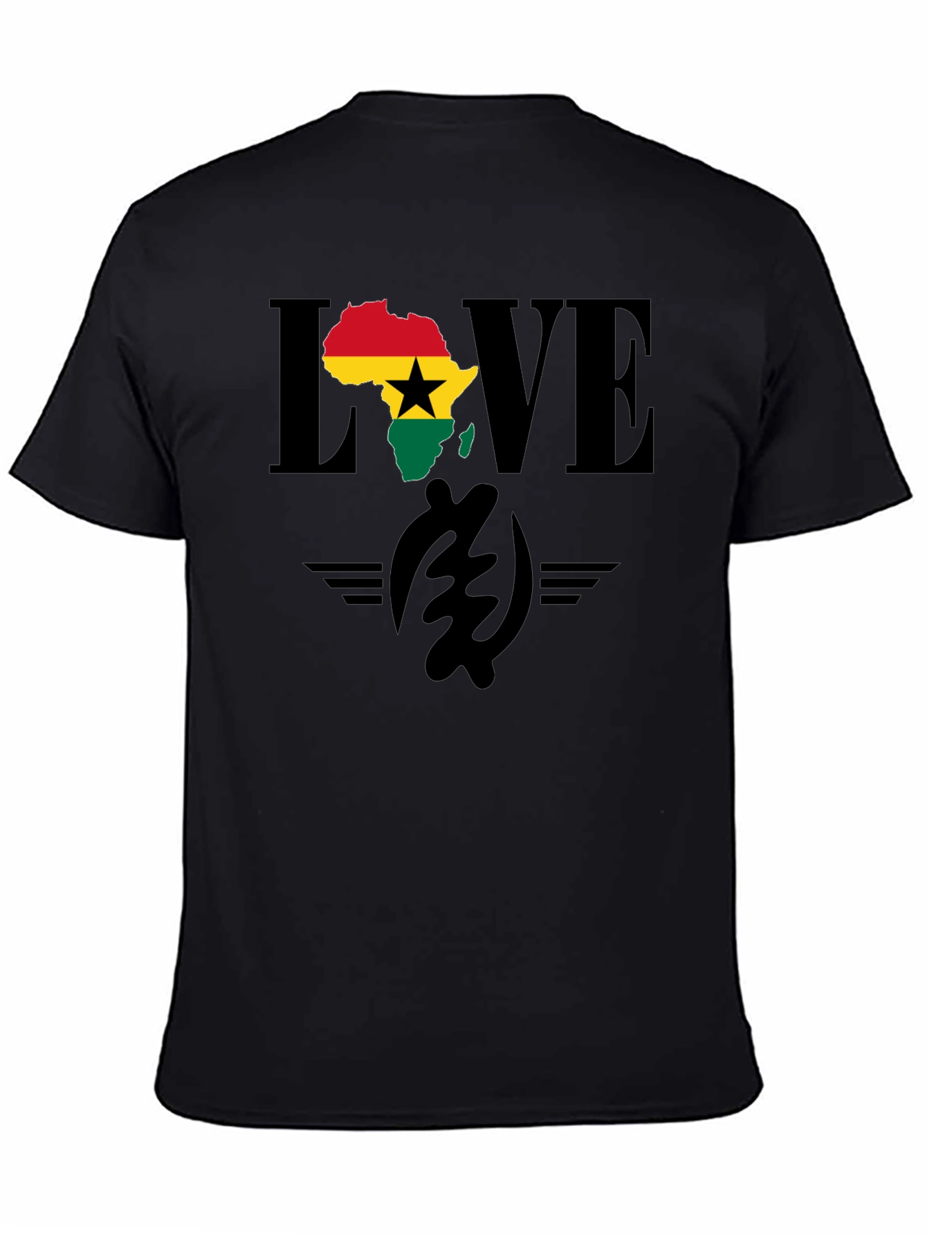 Ghana Love T-Shirt - Africa Map Pride Tee
