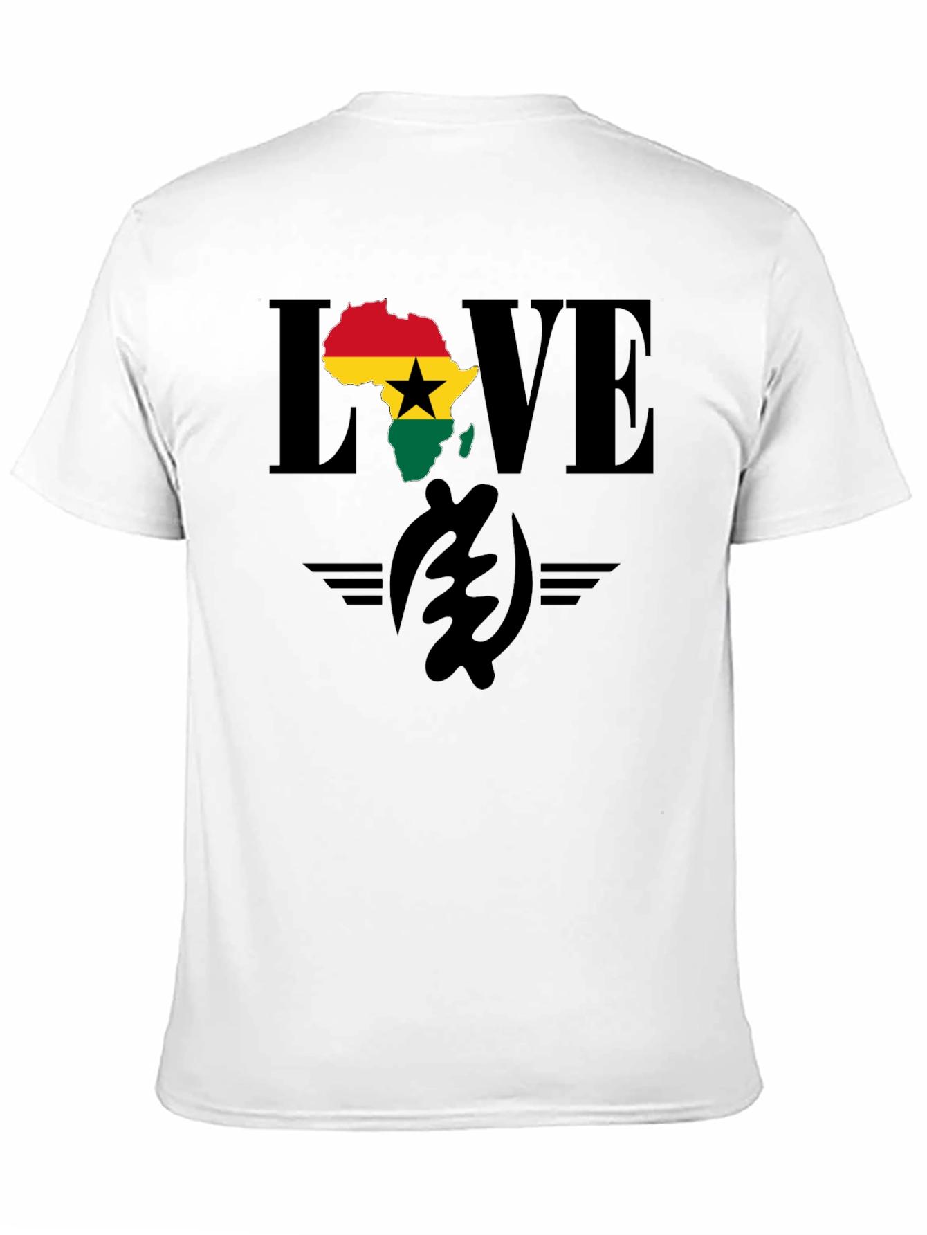 Ghana Love T-Shirt - Africa Map Pride Tee