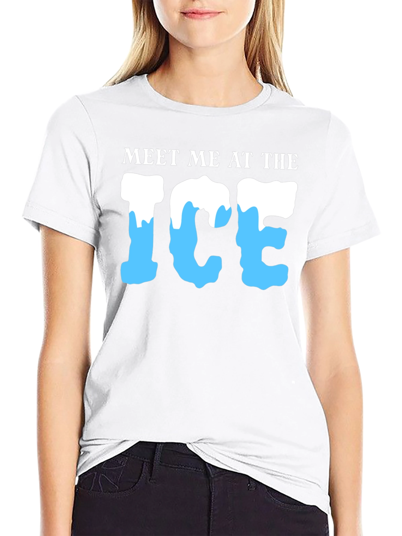 Meet Me At The Ice T-Shirt - Black