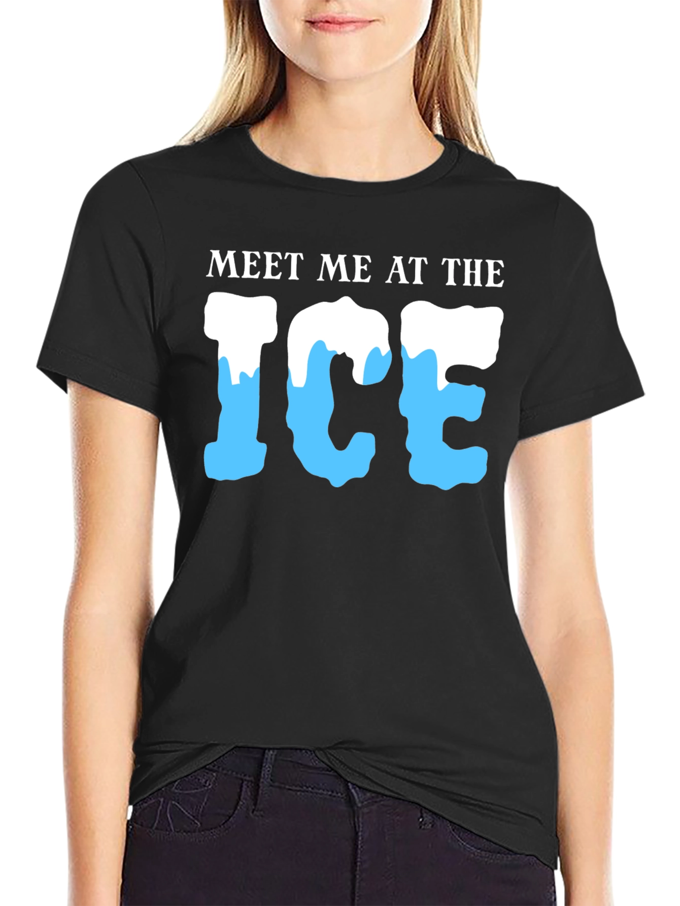 Meet Me At The Ice T-Shirt - Black