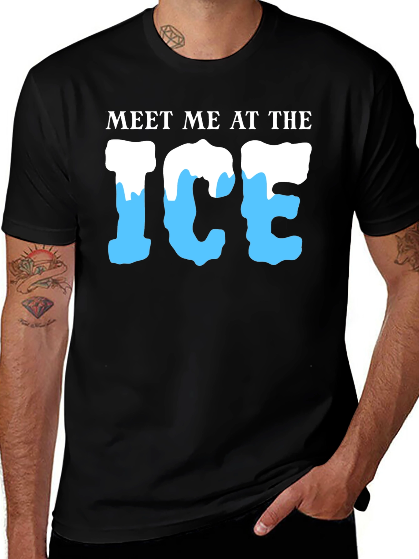 Meet Me At The Ice T-Shirt - Black