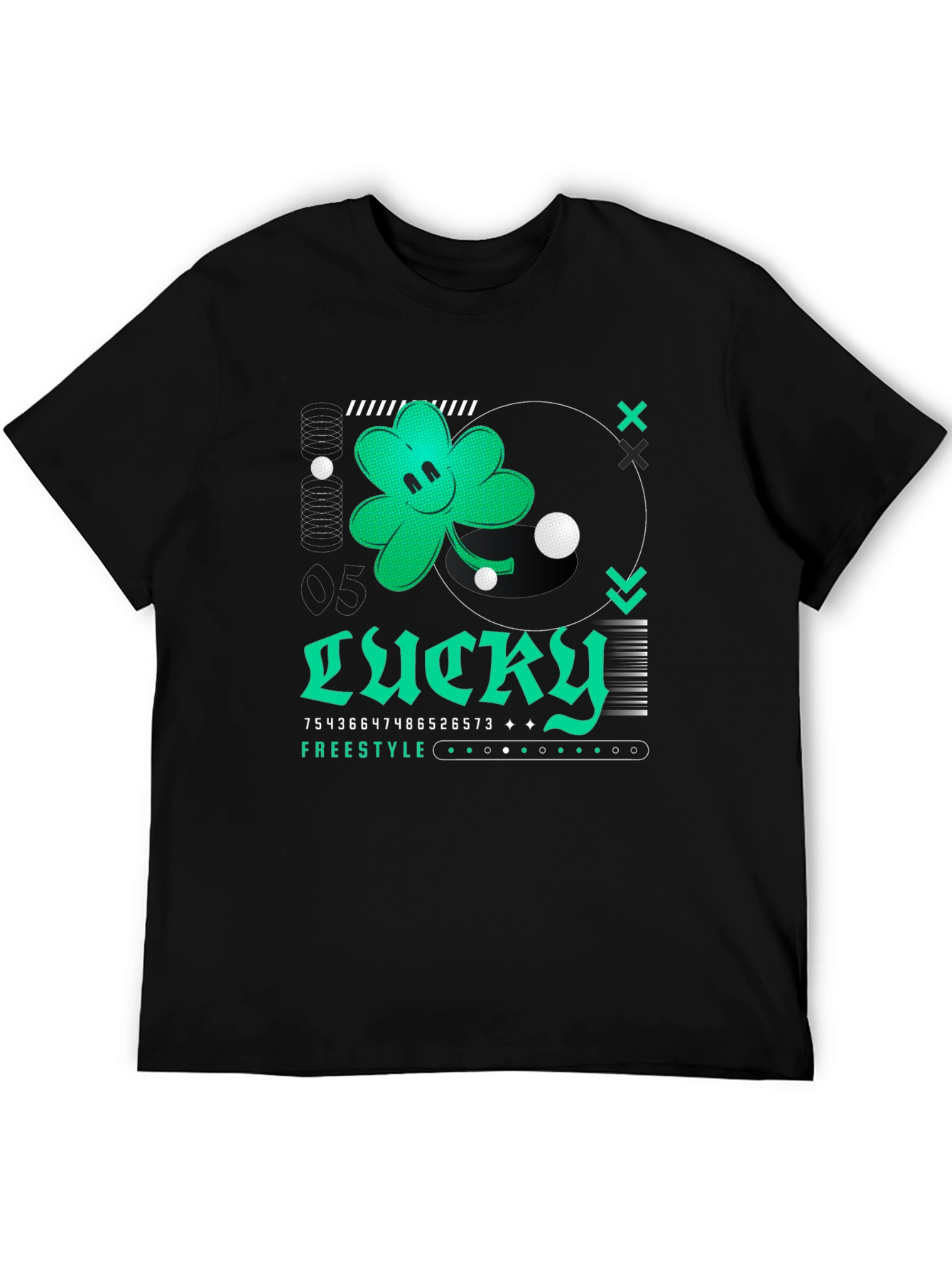 Lucky Clover Freestyle Graphic Tee