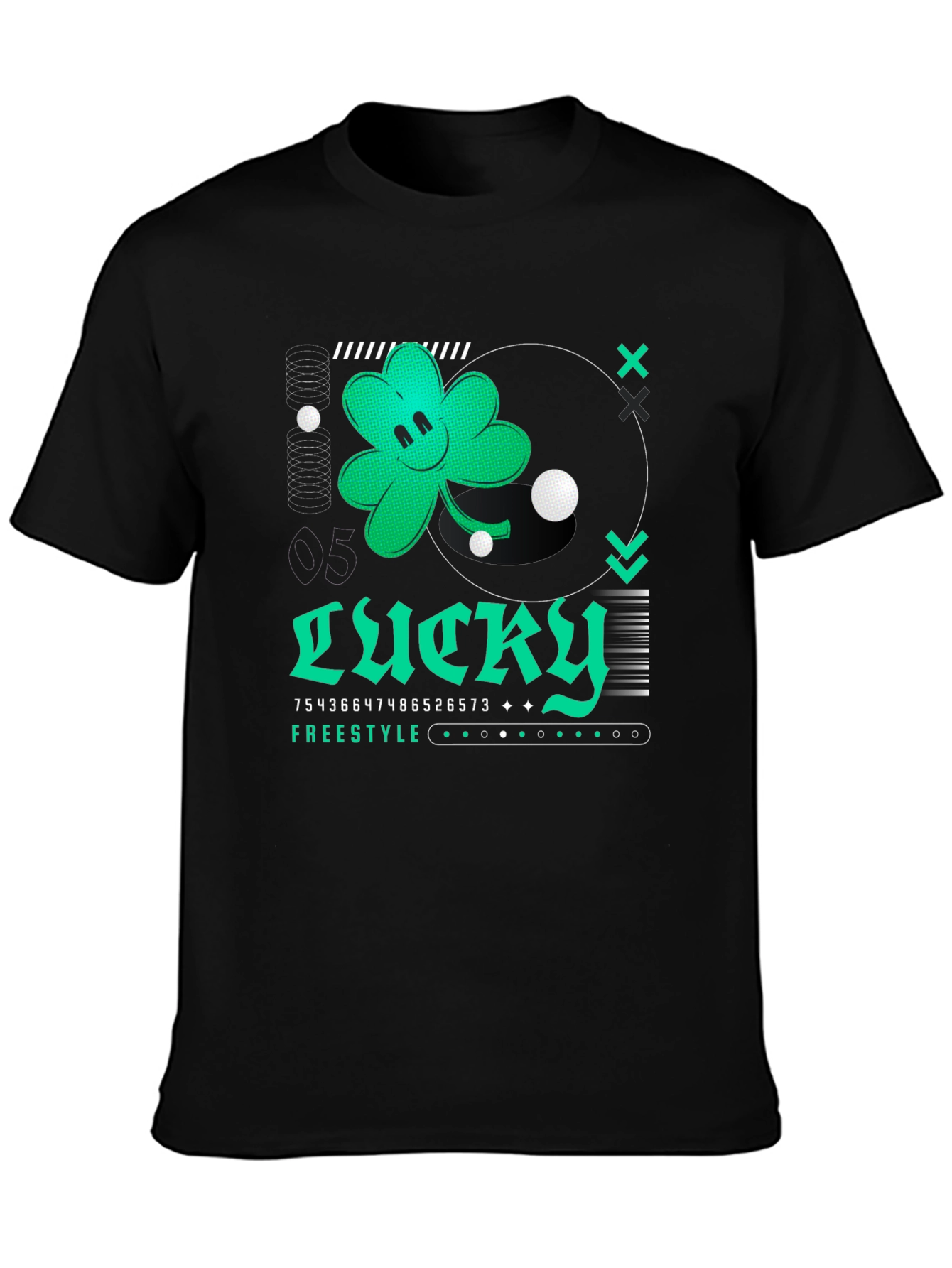 Lucky Clover Freestyle Graphic Tee