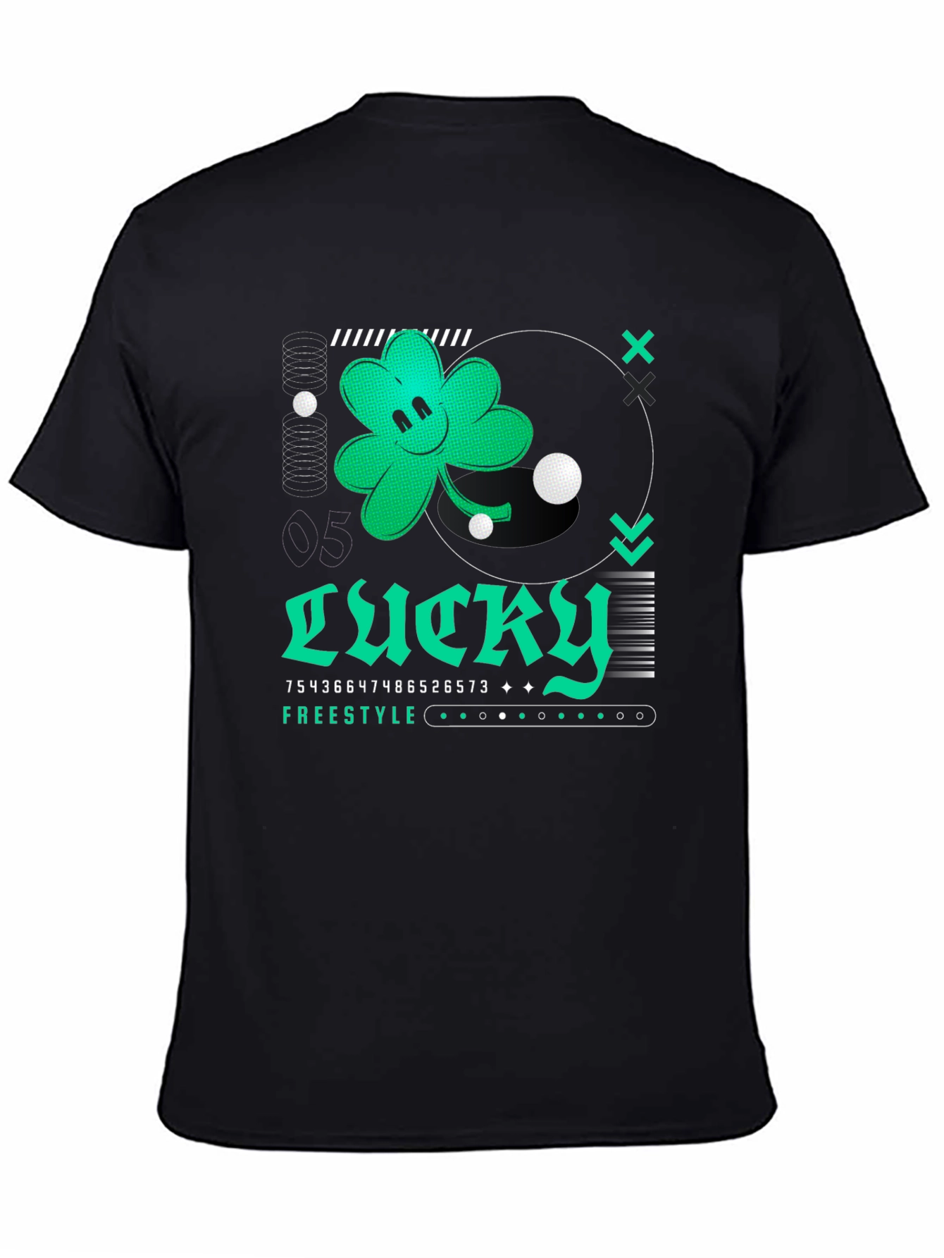 Lucky Clover Freestyle Graphic Tee