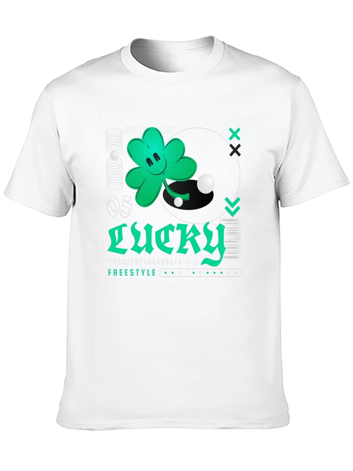 Lucky Clover Freestyle Graphic Tee