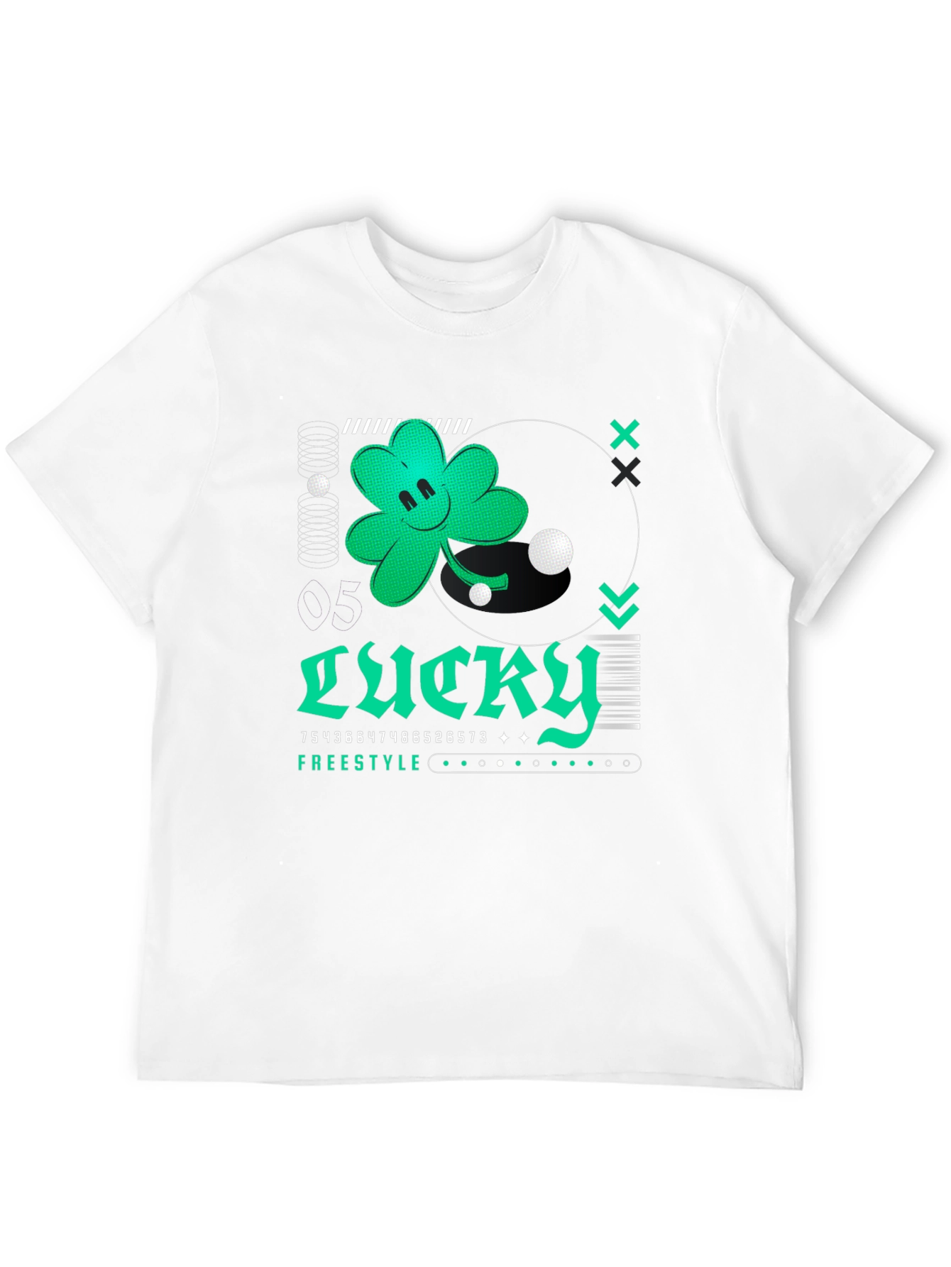 Lucky Clover Freestyle Graphic Tee