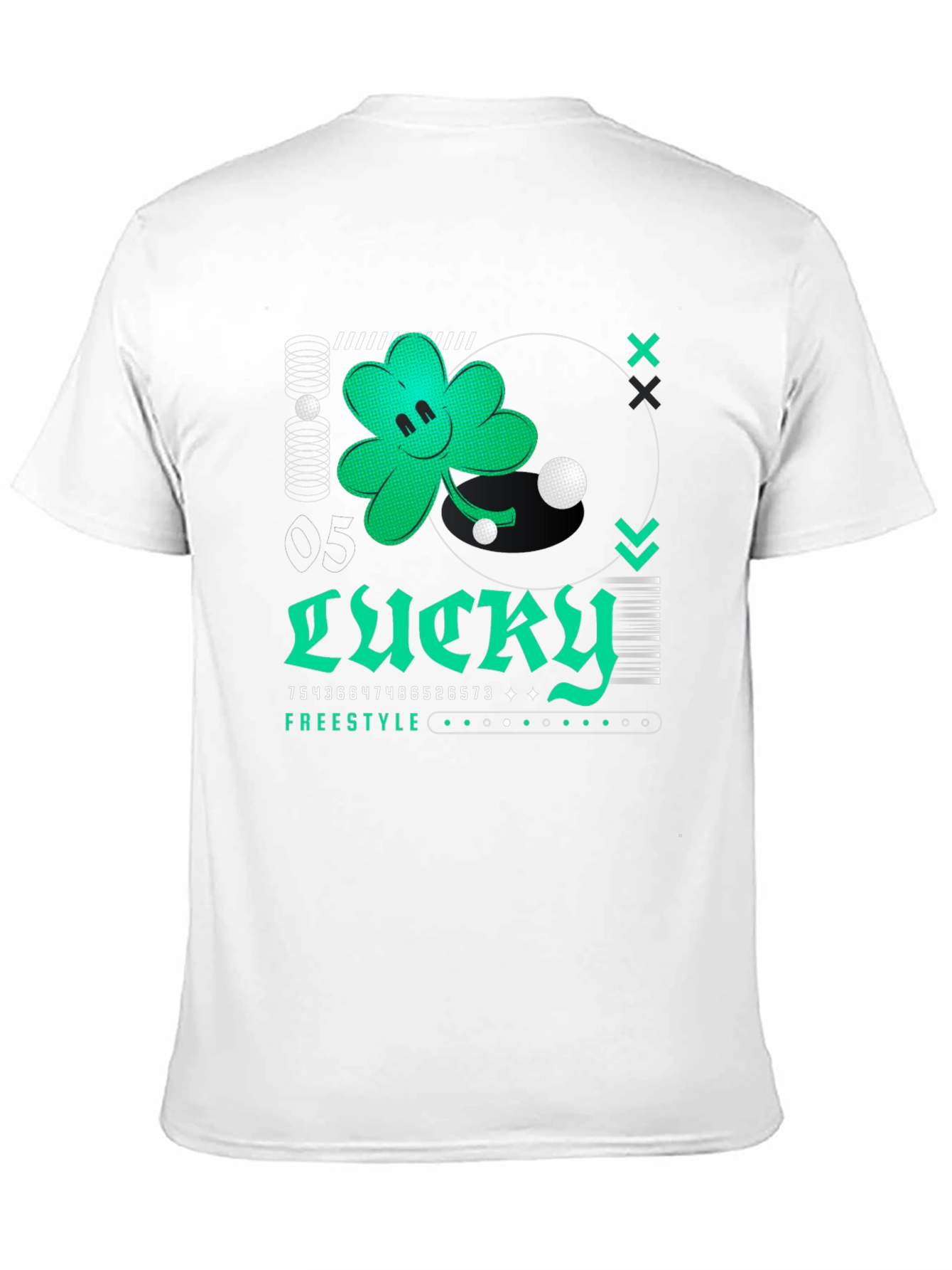 Lucky Clover Freestyle Graphic Tee