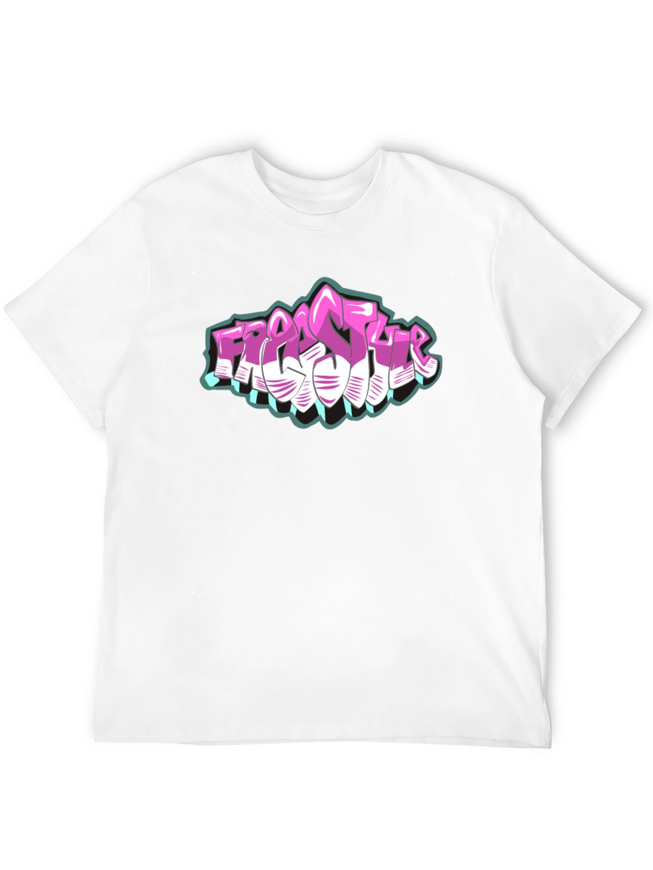 Freestyle Graffiti Graphic Black T-Shirt