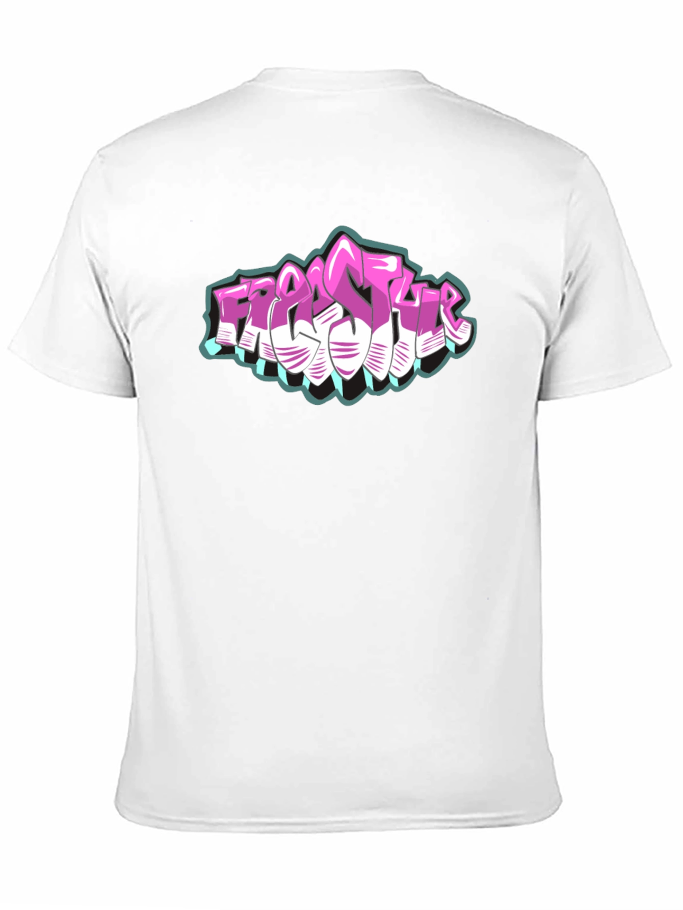 Freestyle Graffiti Graphic Black T-Shirt