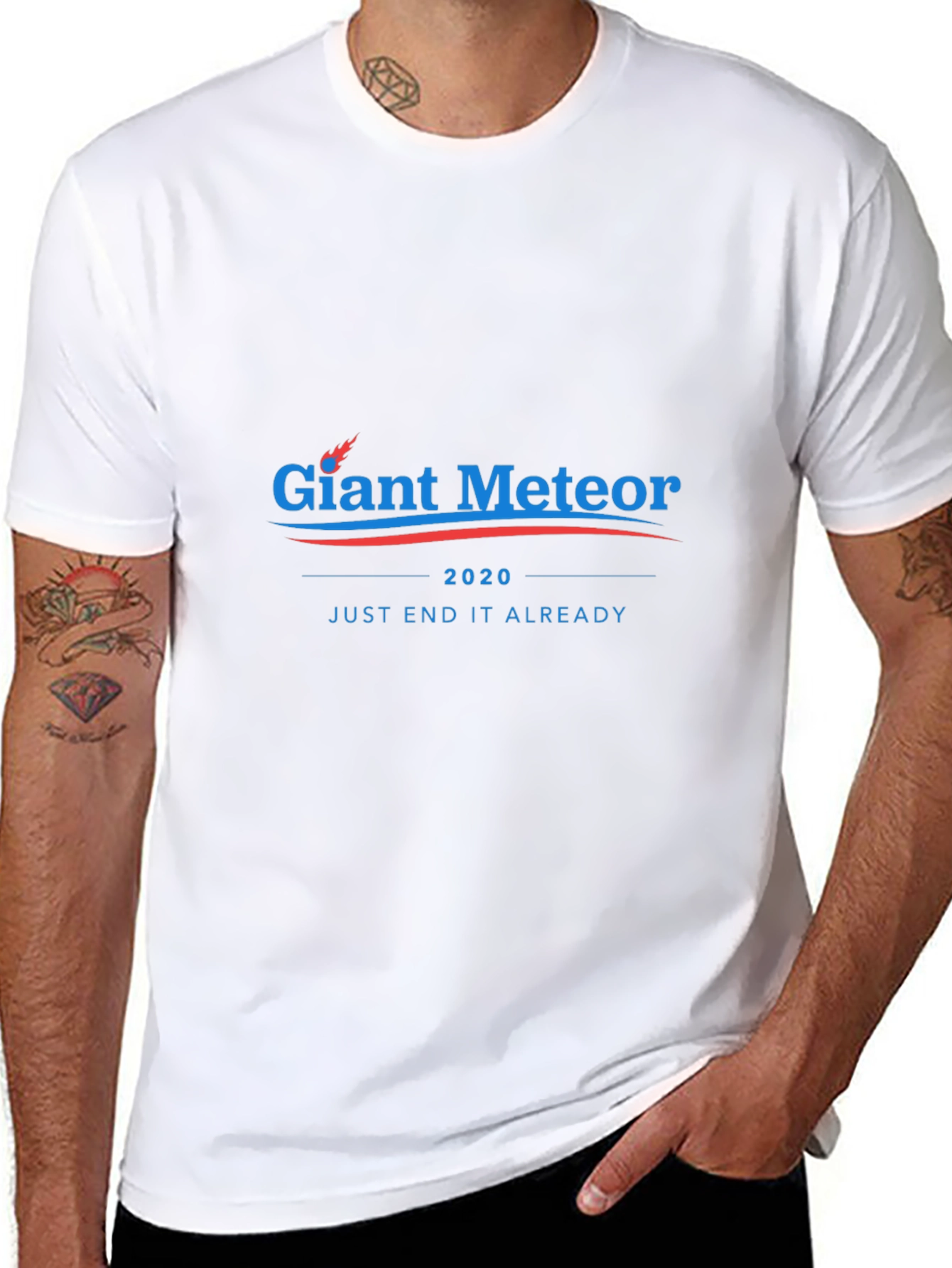 Giant Meteor 2020 Funny Graphic T-Shirt