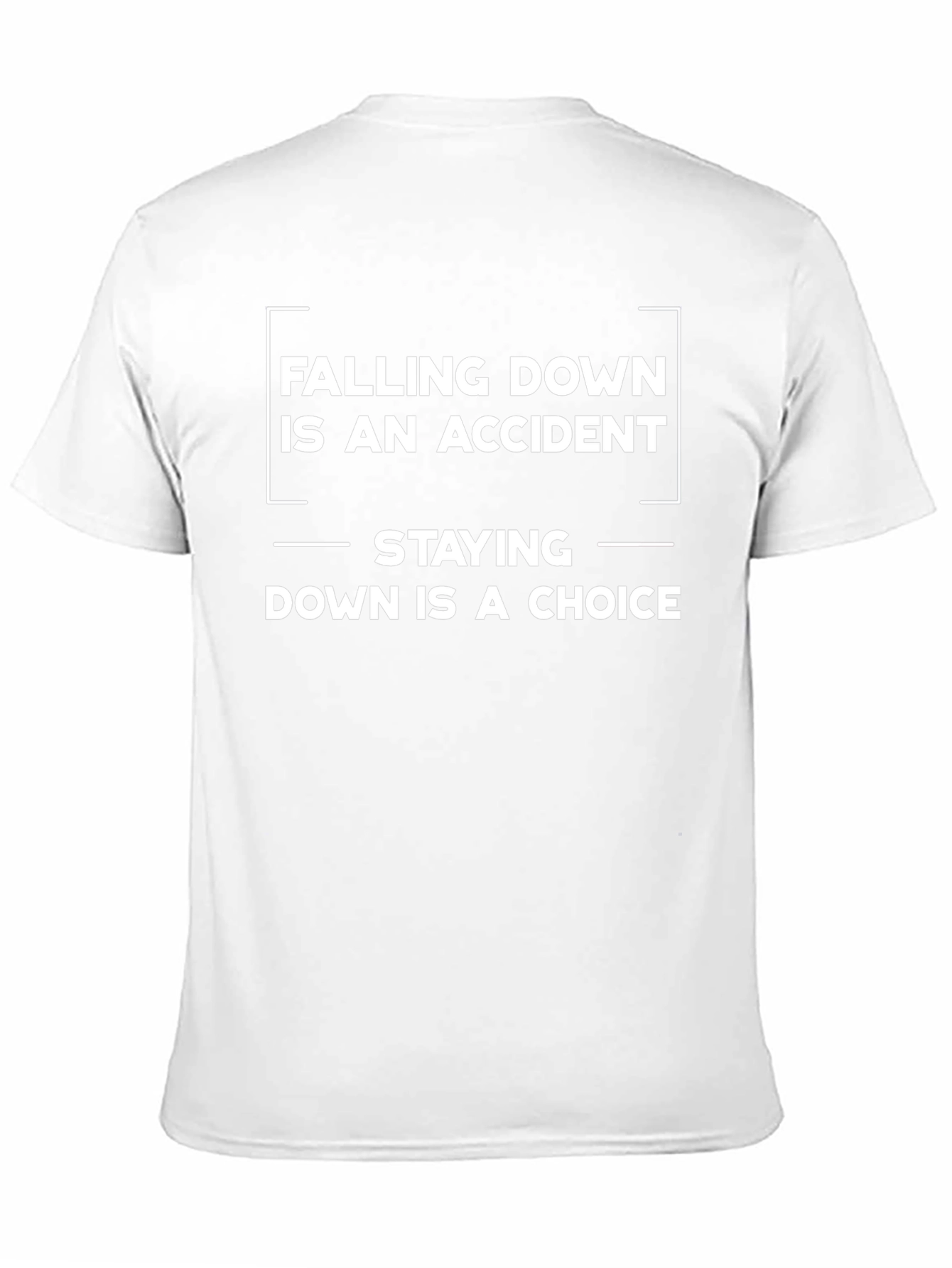 Falling Down Choice Black Graphic T-Shirt