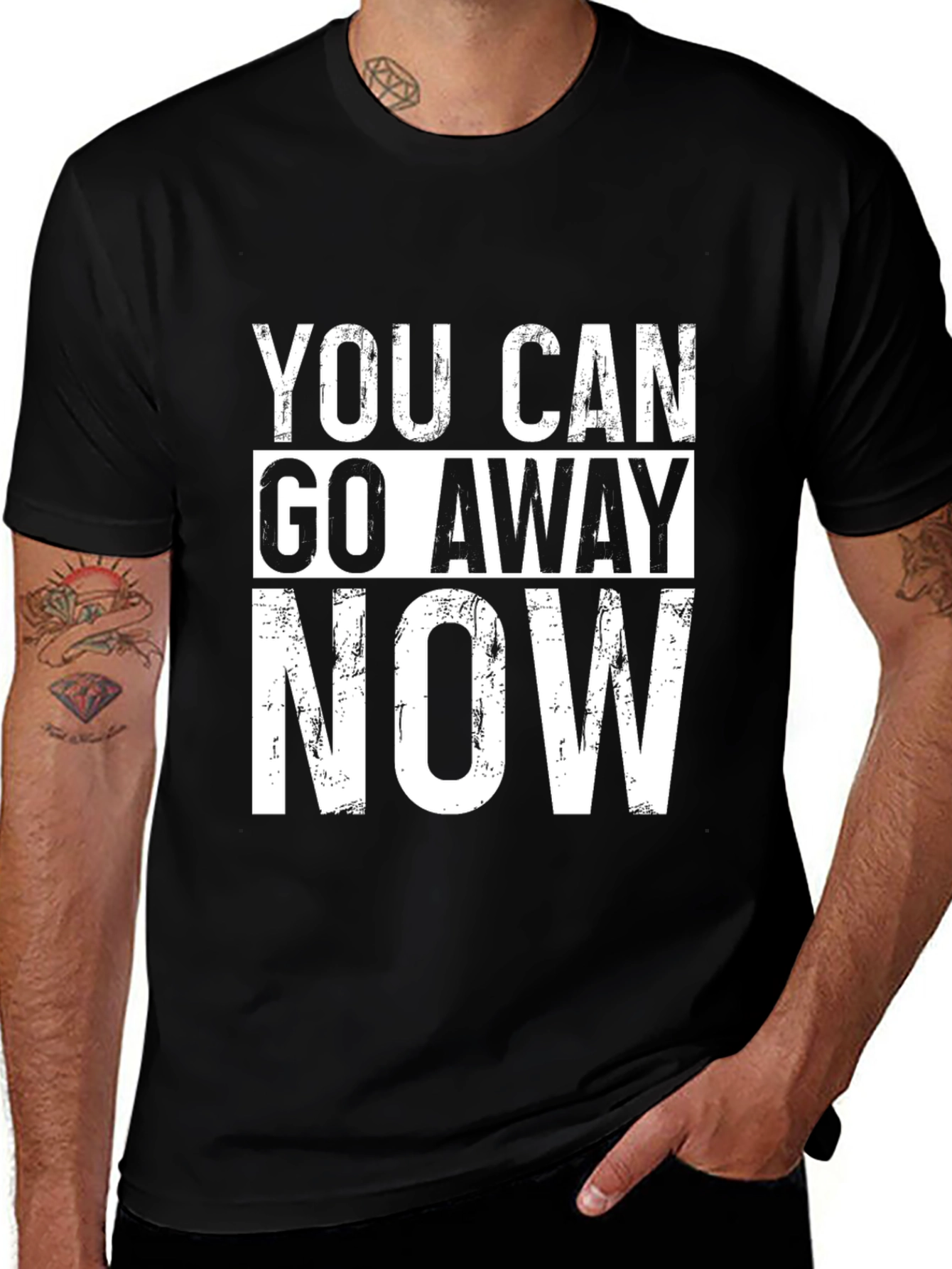 You Can Go Away Now Graphic Tee