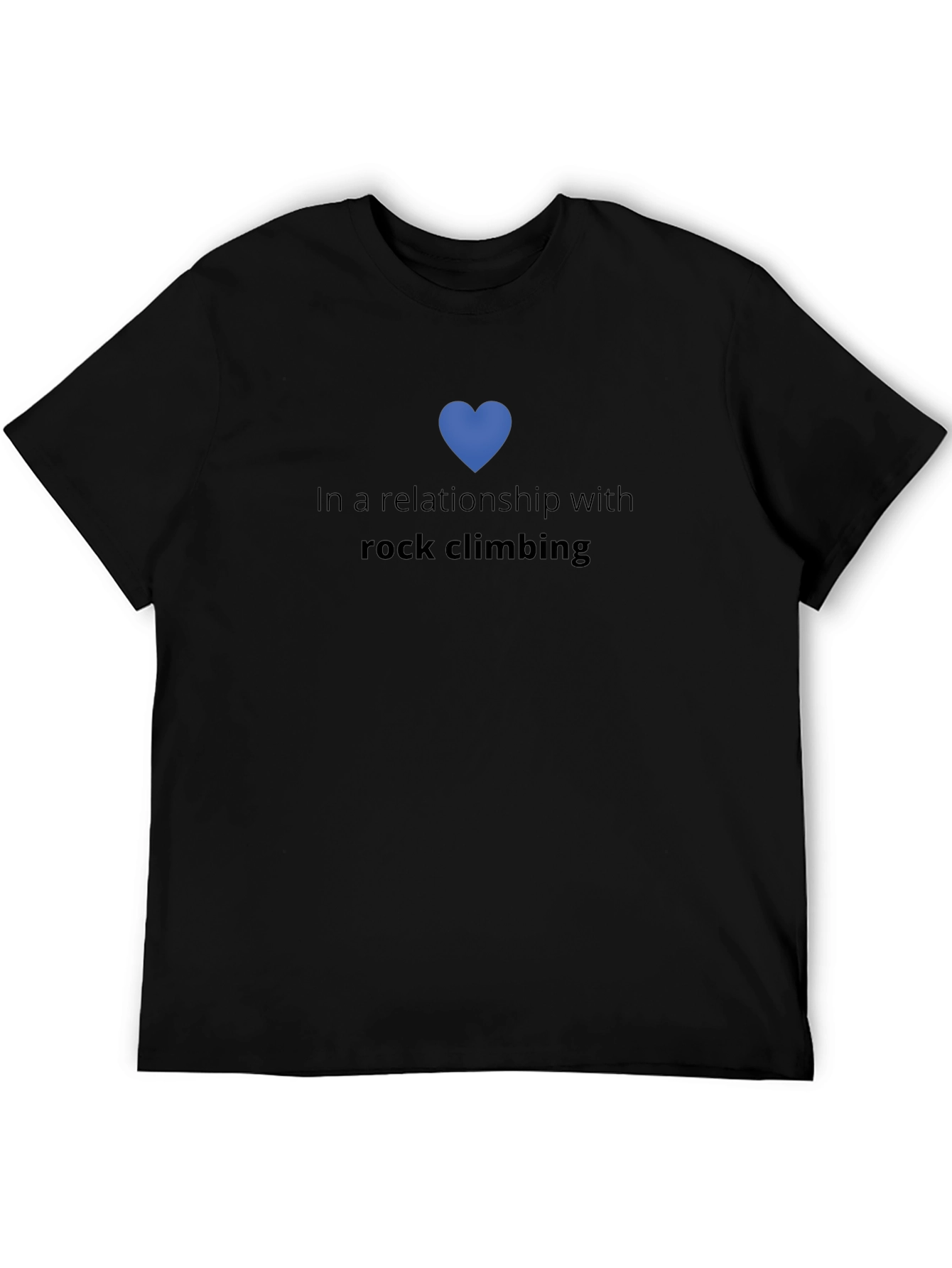 Rock Climbing Relationship Graphic Tee - Black