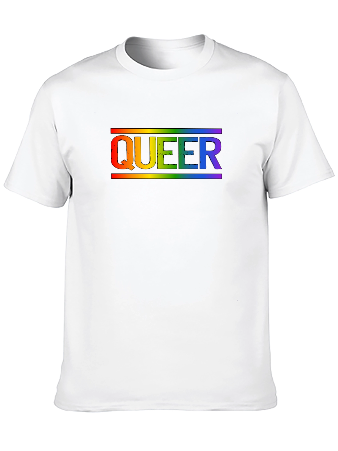 Queer Rainbow Pride T-Shirt - Soft Cotton Blend