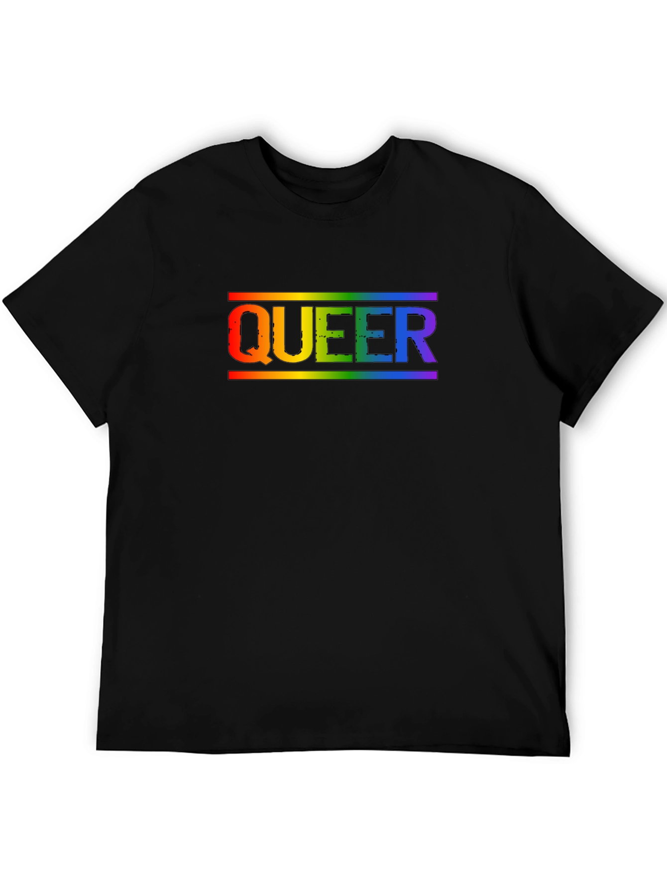 Queer Rainbow Pride T-Shirt - Soft Cotton Blend