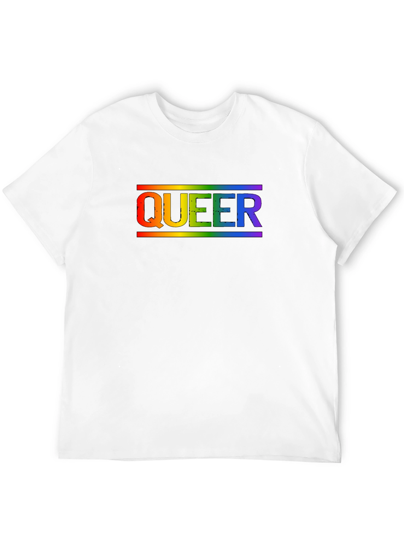 Queer Rainbow Pride T-Shirt - Soft Cotton Blend