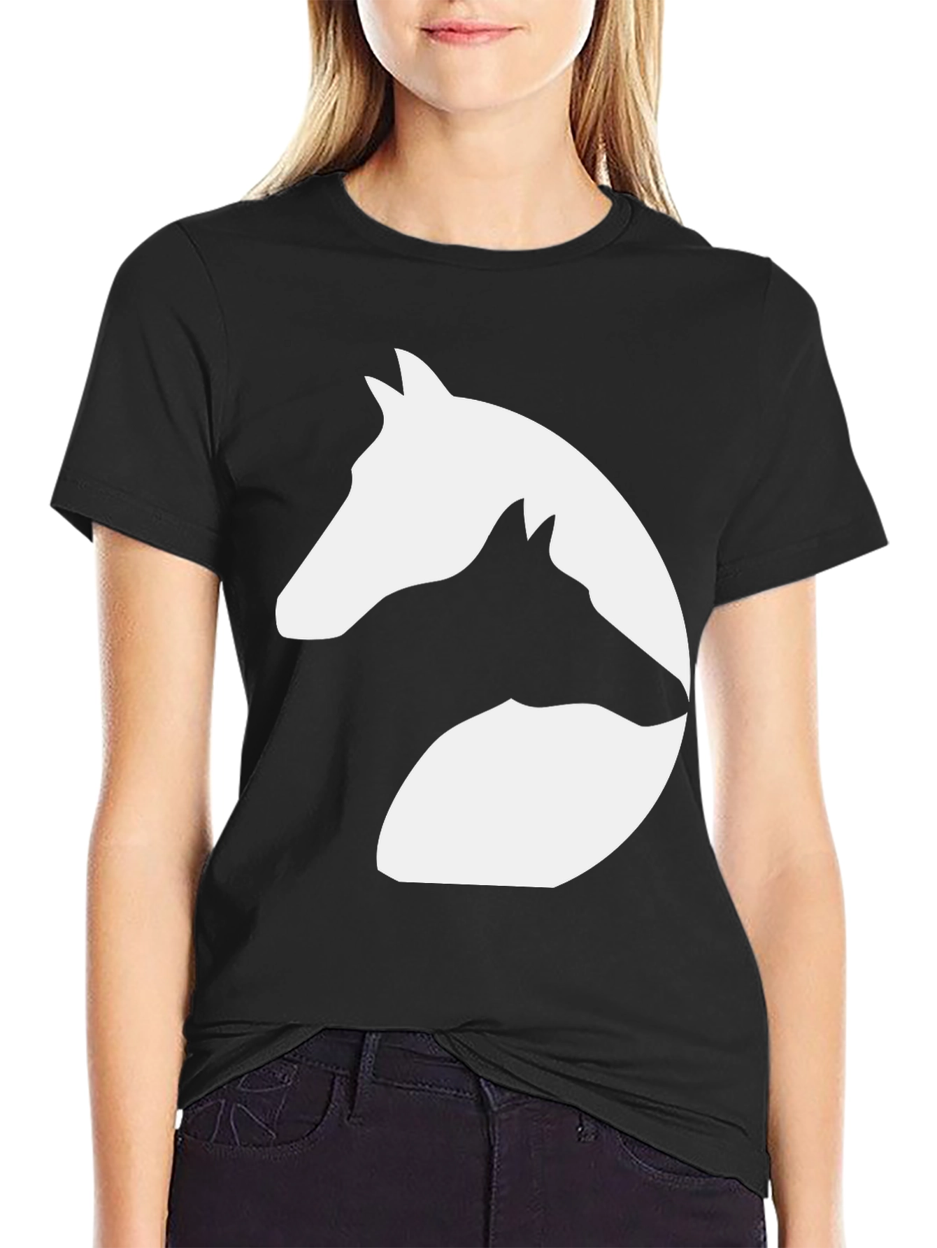 Yin Yang Horse T-Shirt - Unisex