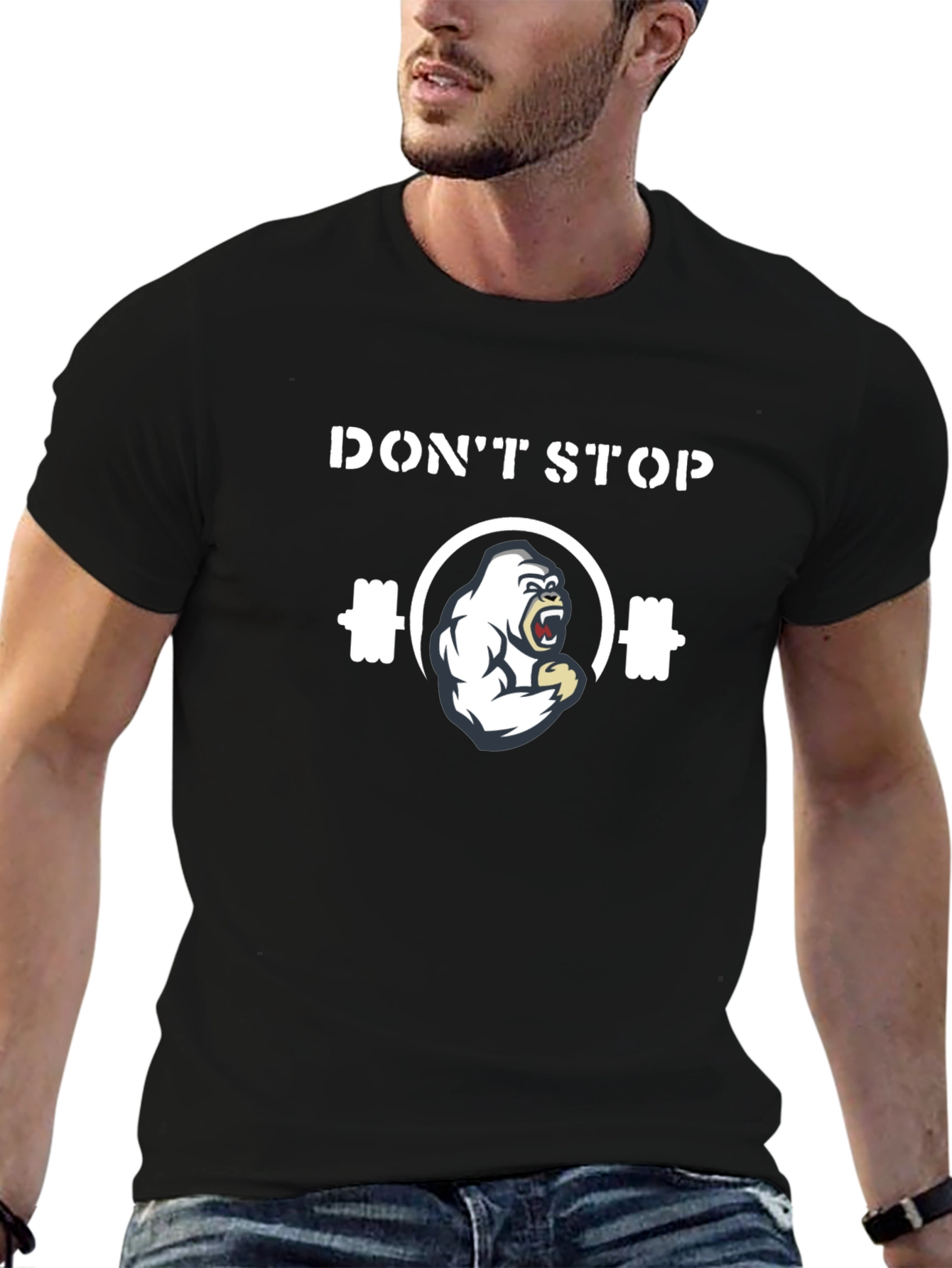 Dont Stop Gorilla Gym T-Shirt