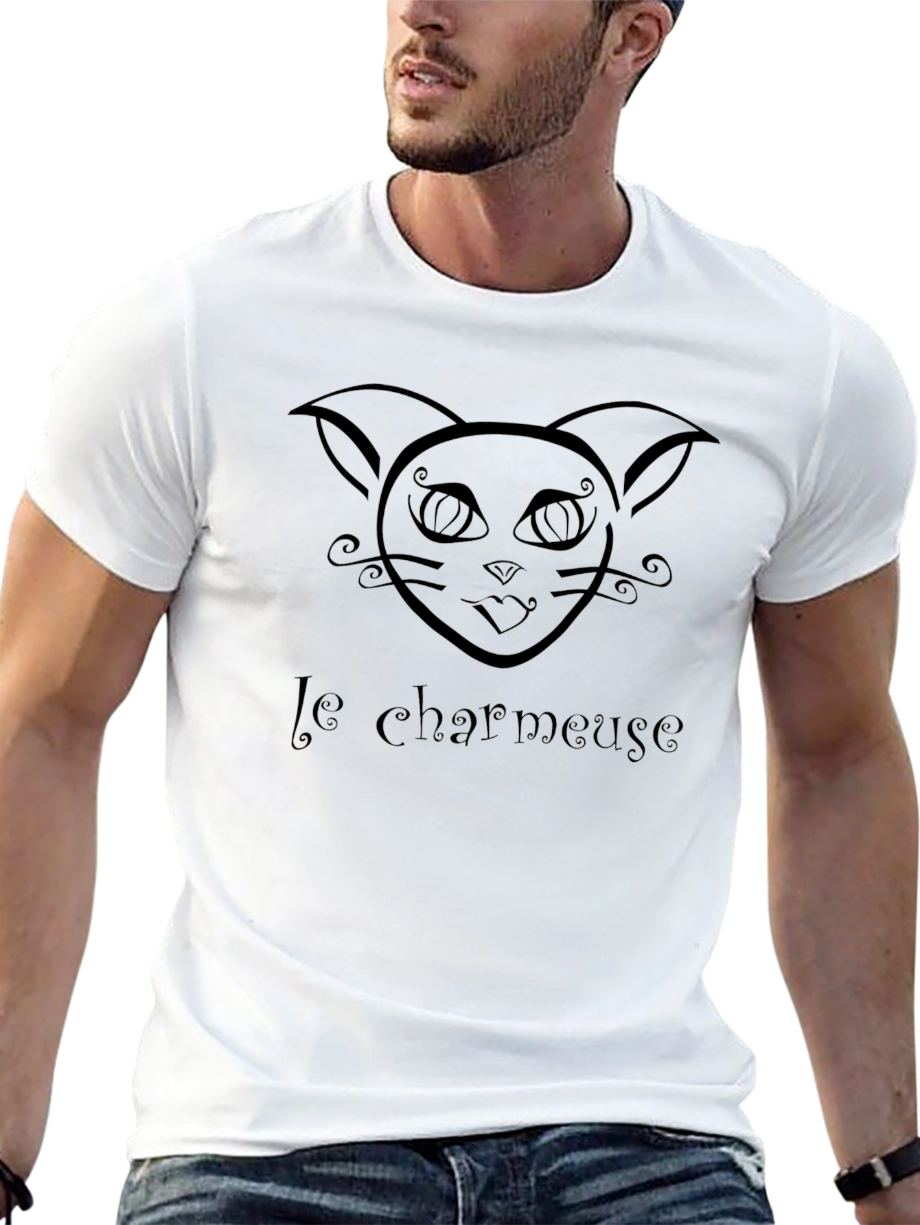 Le Charmeuse Black Cat Tee