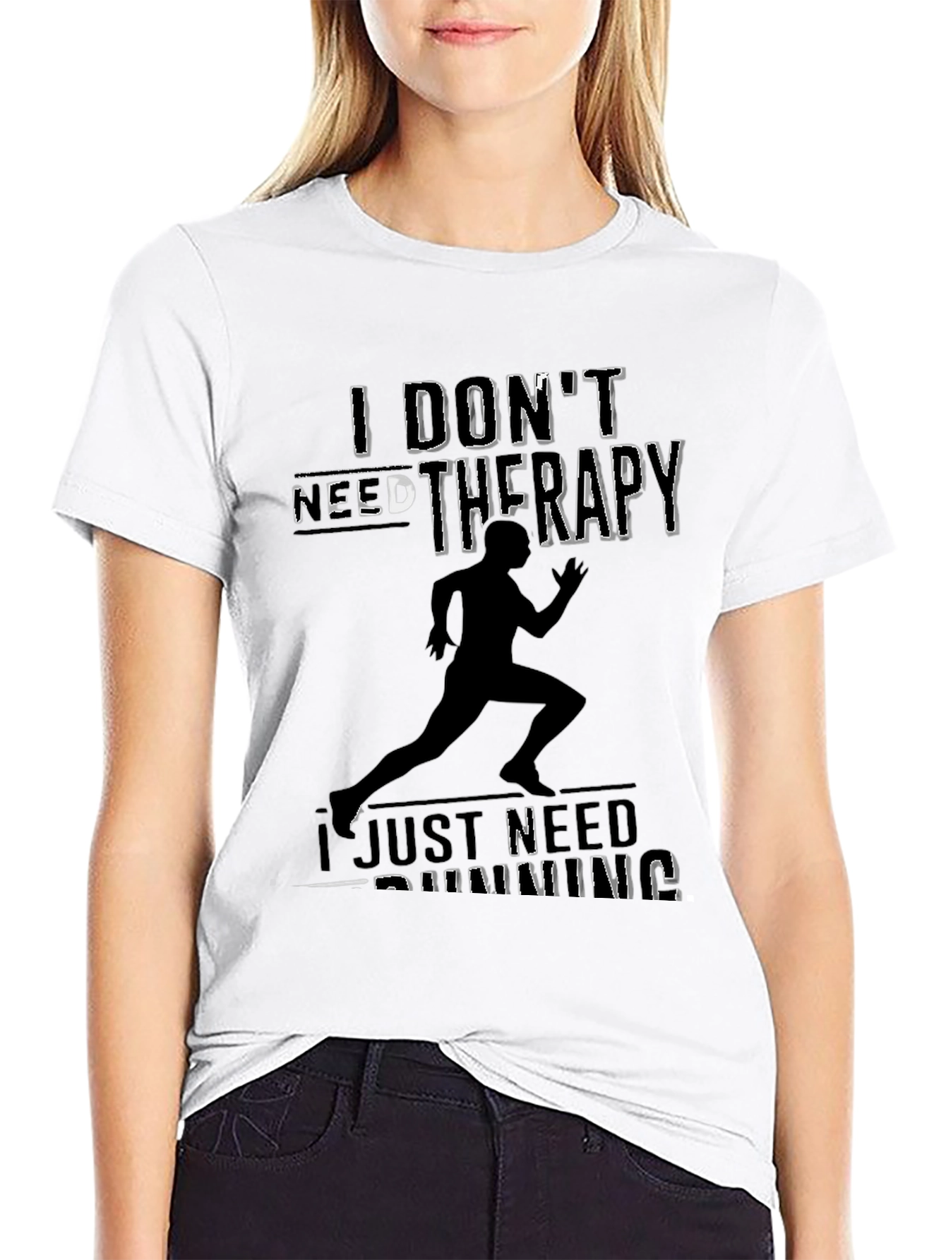 Runner Therapy T-Shirt - Black Running Tee