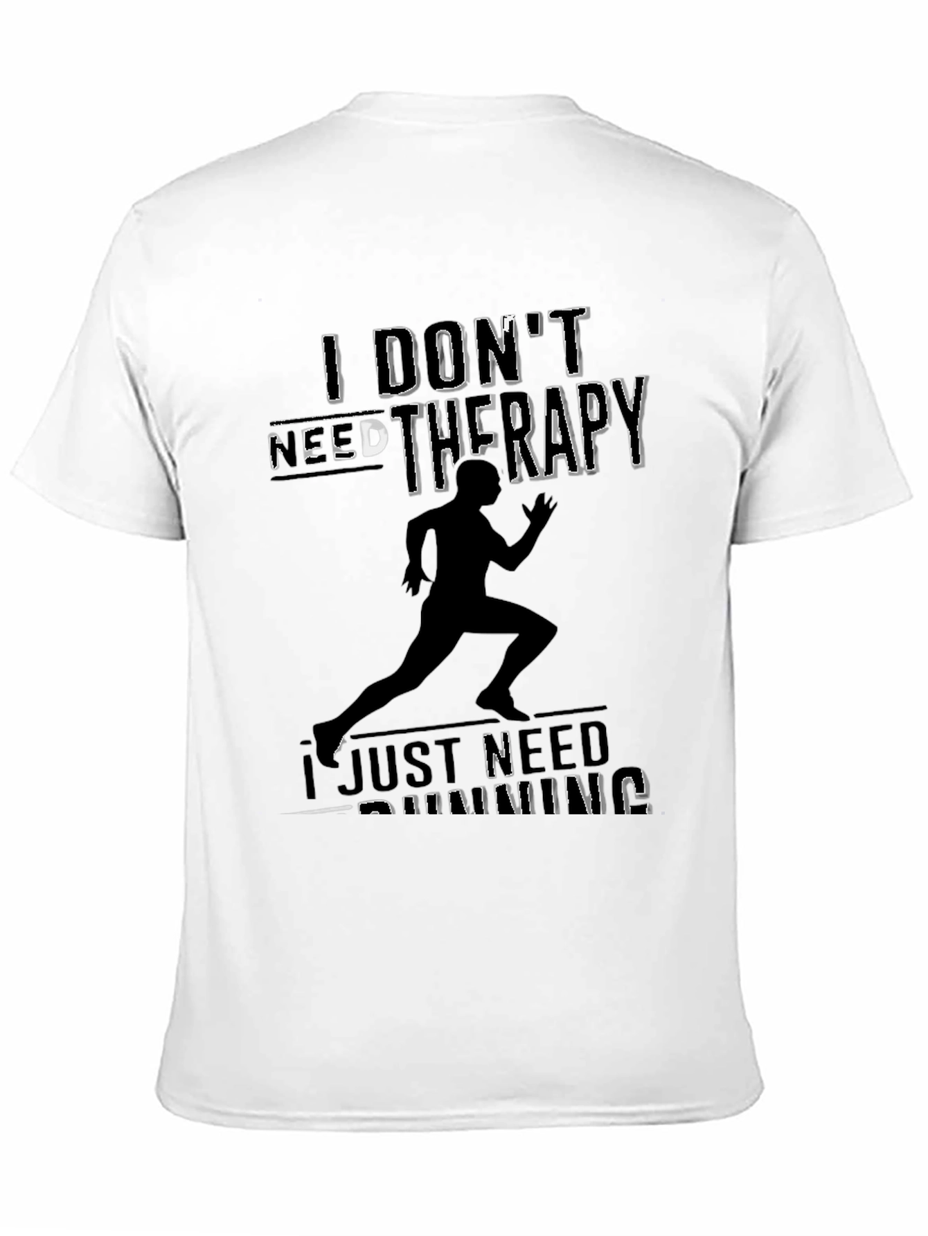 Runner Therapy T-Shirt - Black Running Tee