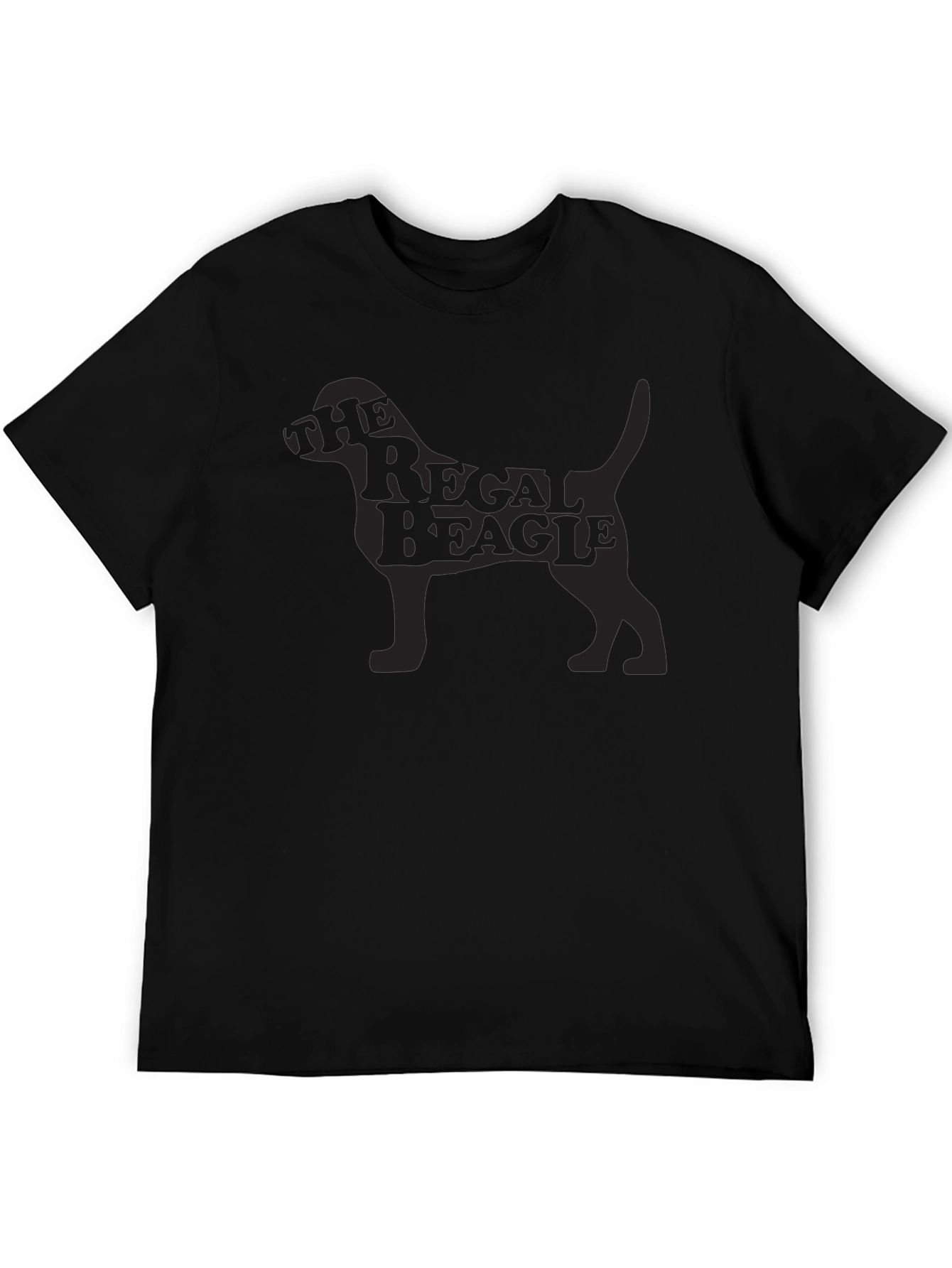 The Regal Beagle T-Shirt - Mens Black Tee