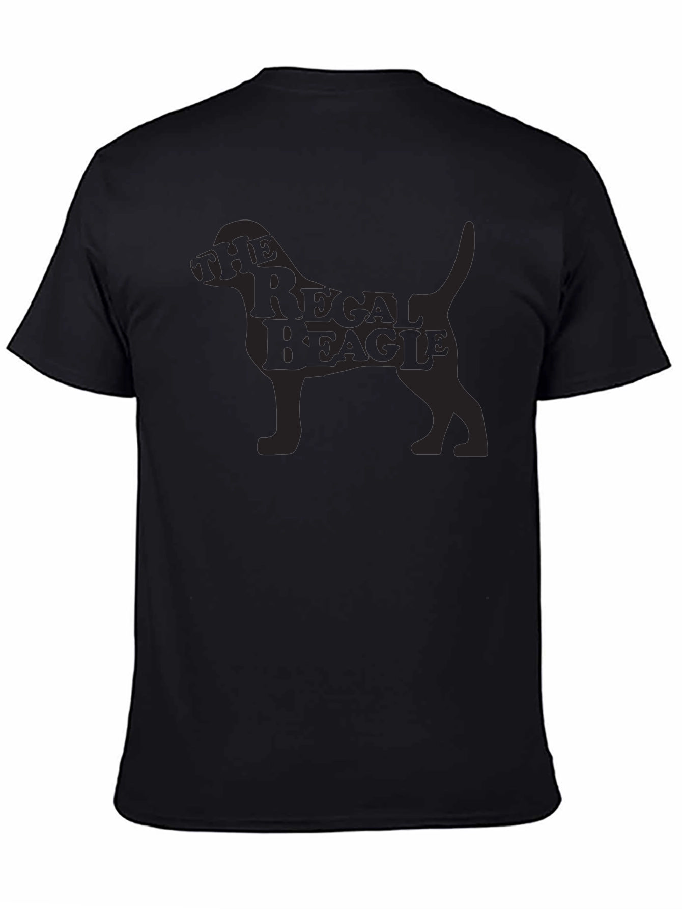 The Regal Beagle T-Shirt - Mens Black Tee
