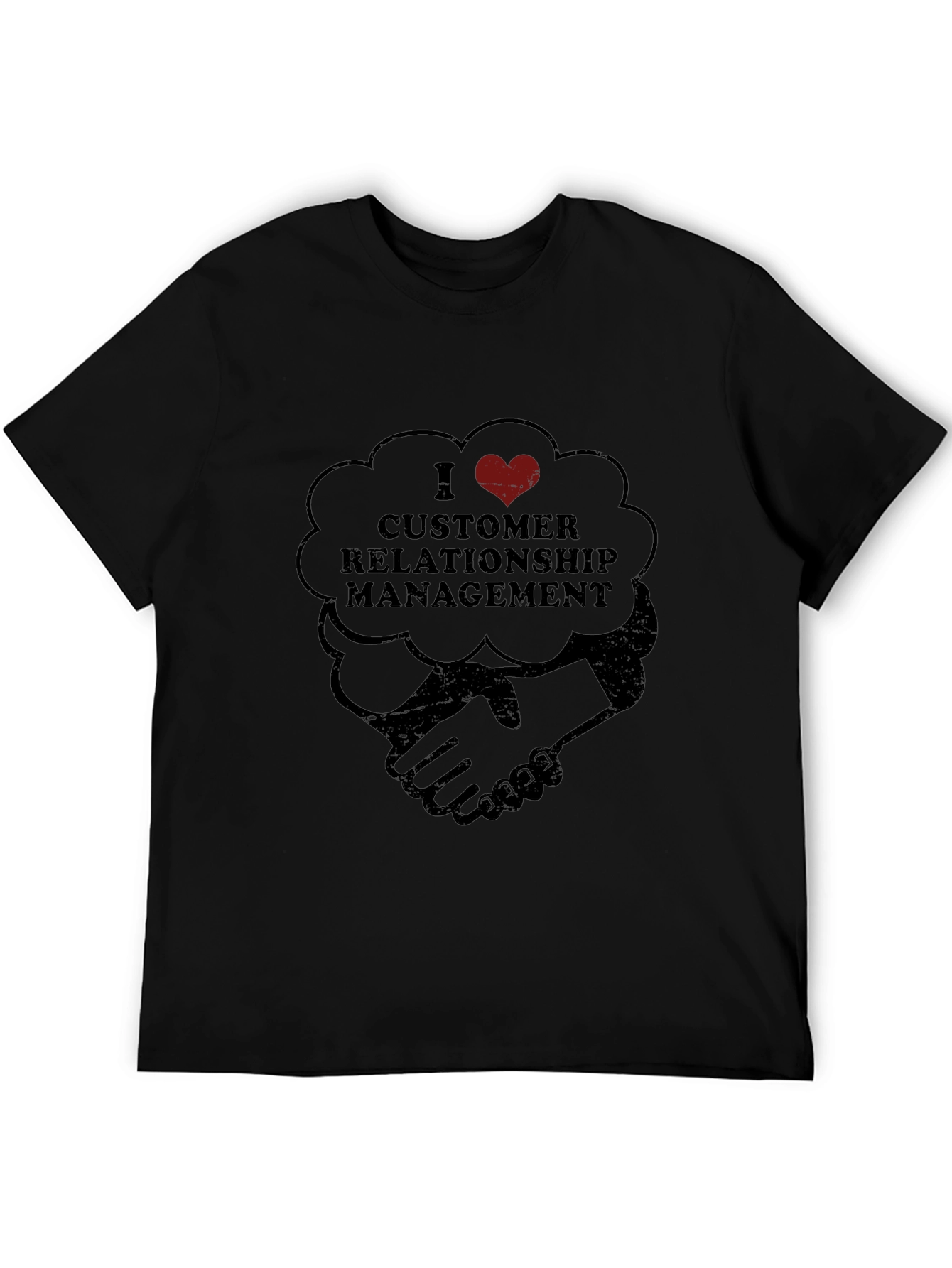 I Heart CRM Black Graphic T-Shirt
