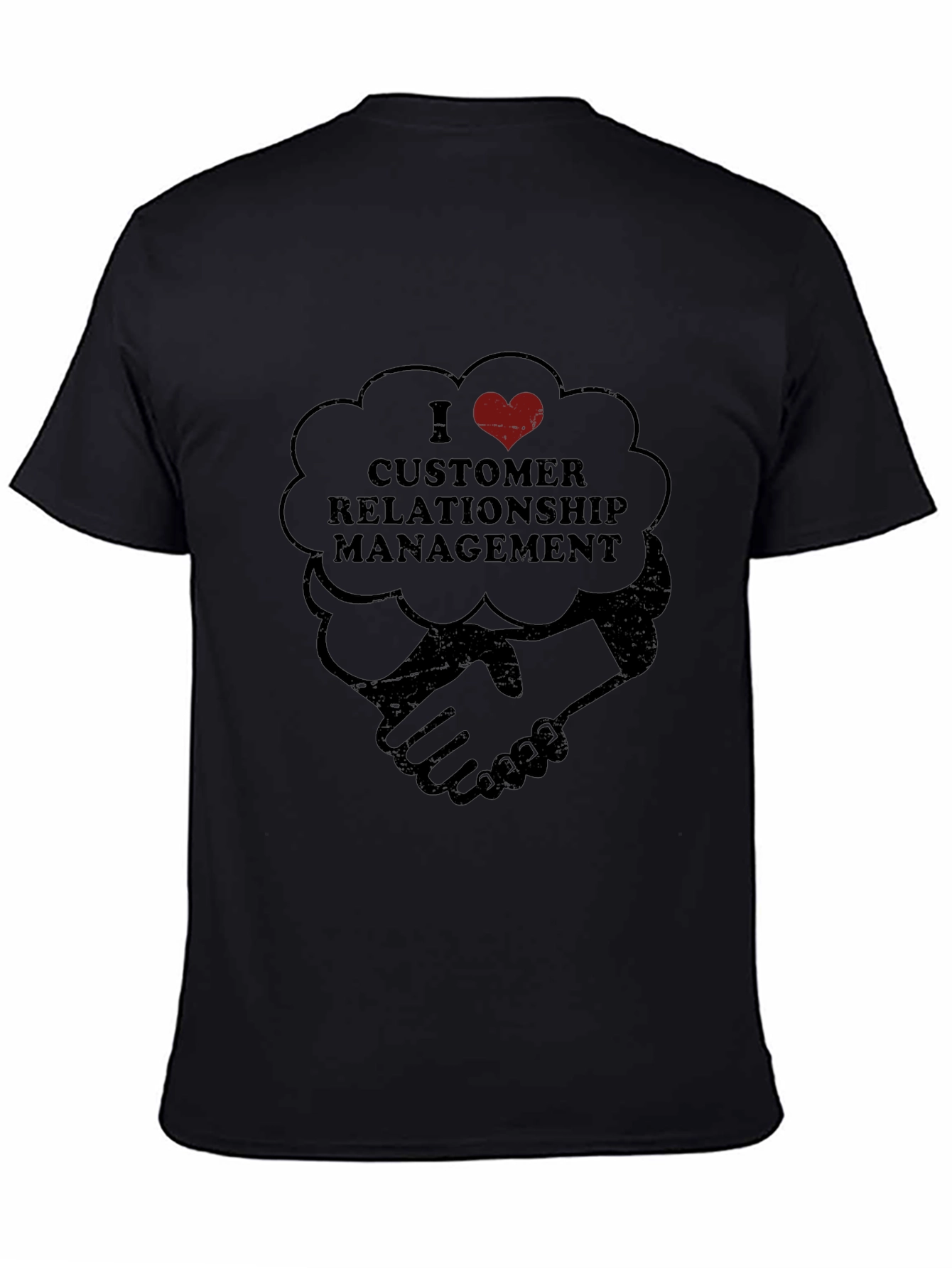 I Heart CRM Black Graphic T-Shirt