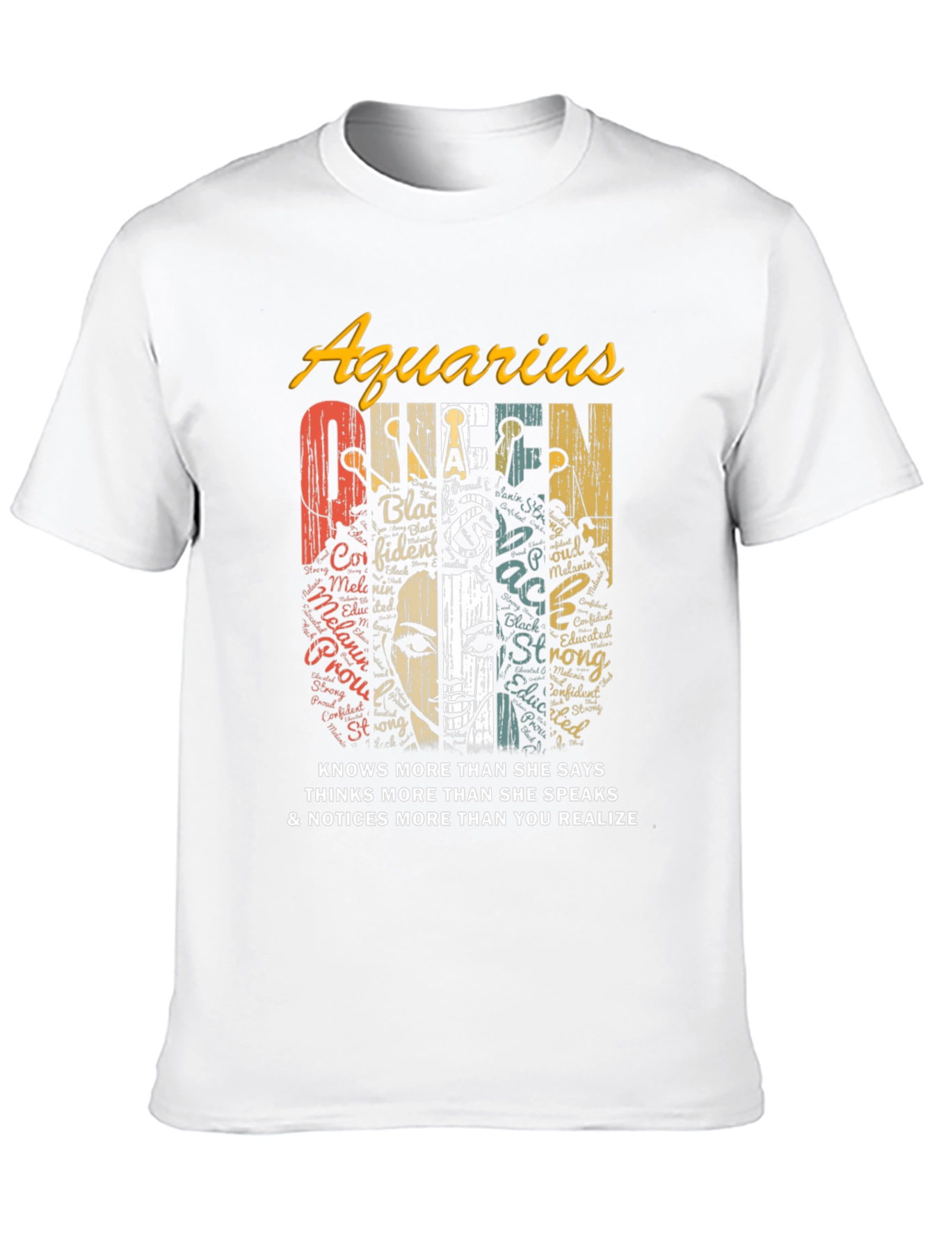 Aquarius Queen Black Pride T-Shirt