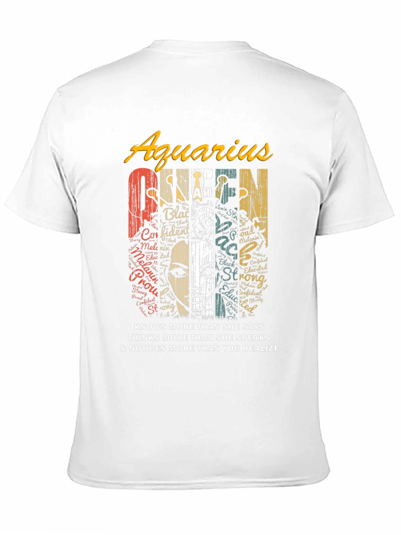 Aquarius Queen Black Pride T-Shirt