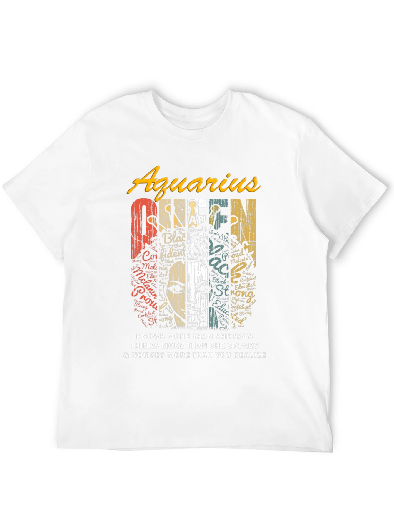 Aquarius Queen Black Pride T-Shirt
