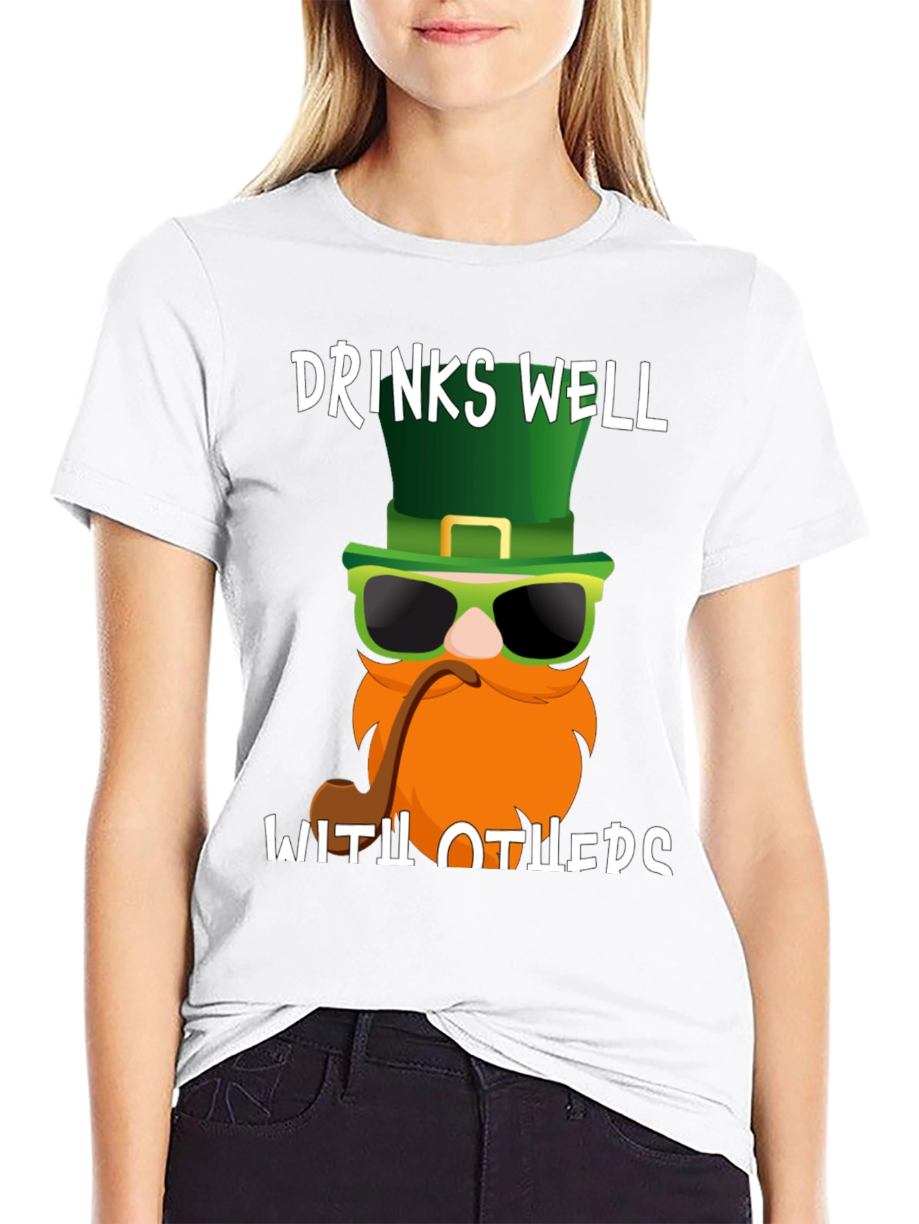 Drinks Well with Others St. Patricks Day T-Shirt