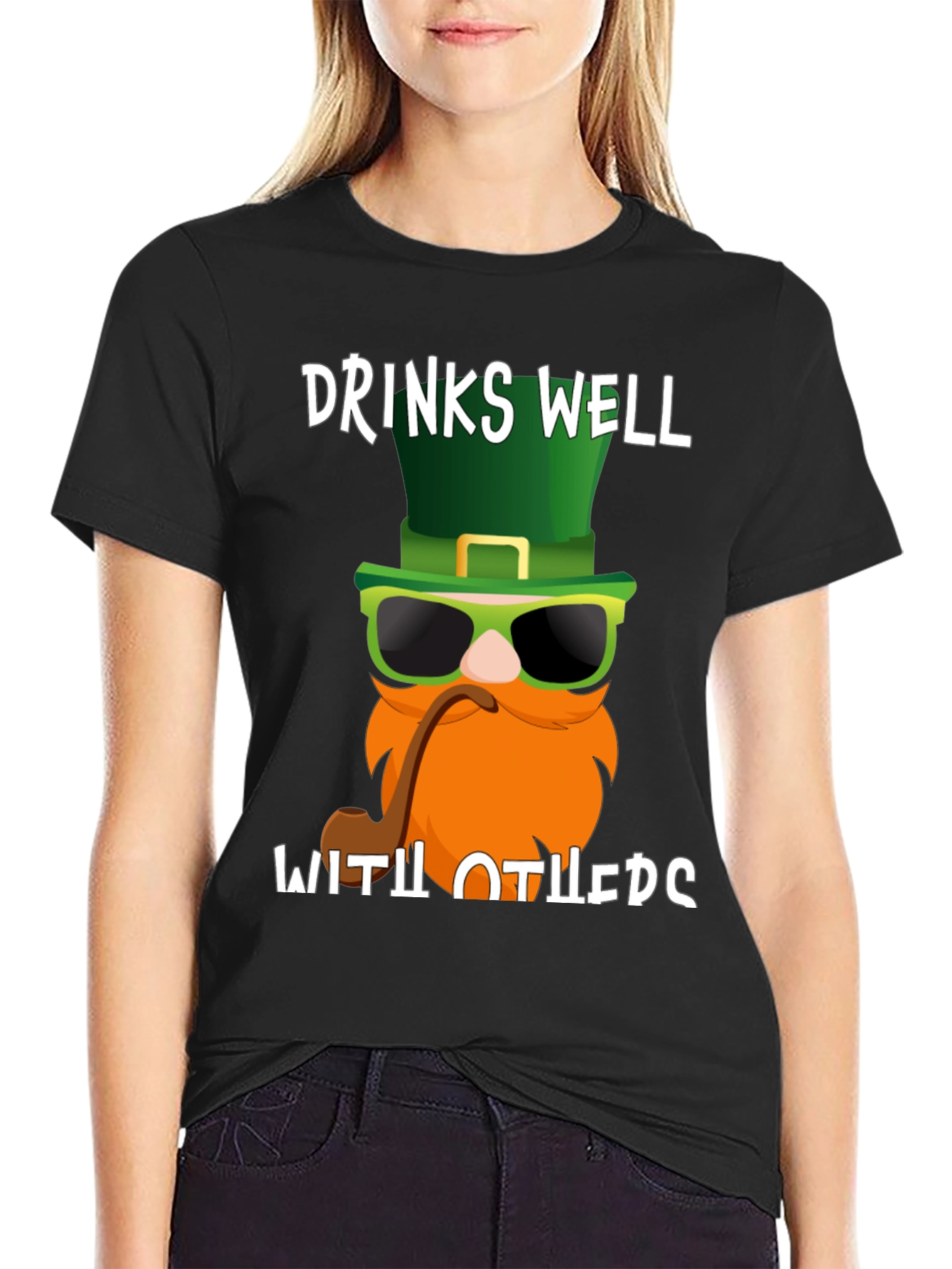 Drinks Well with Others St. Patricks Day T-Shirt
