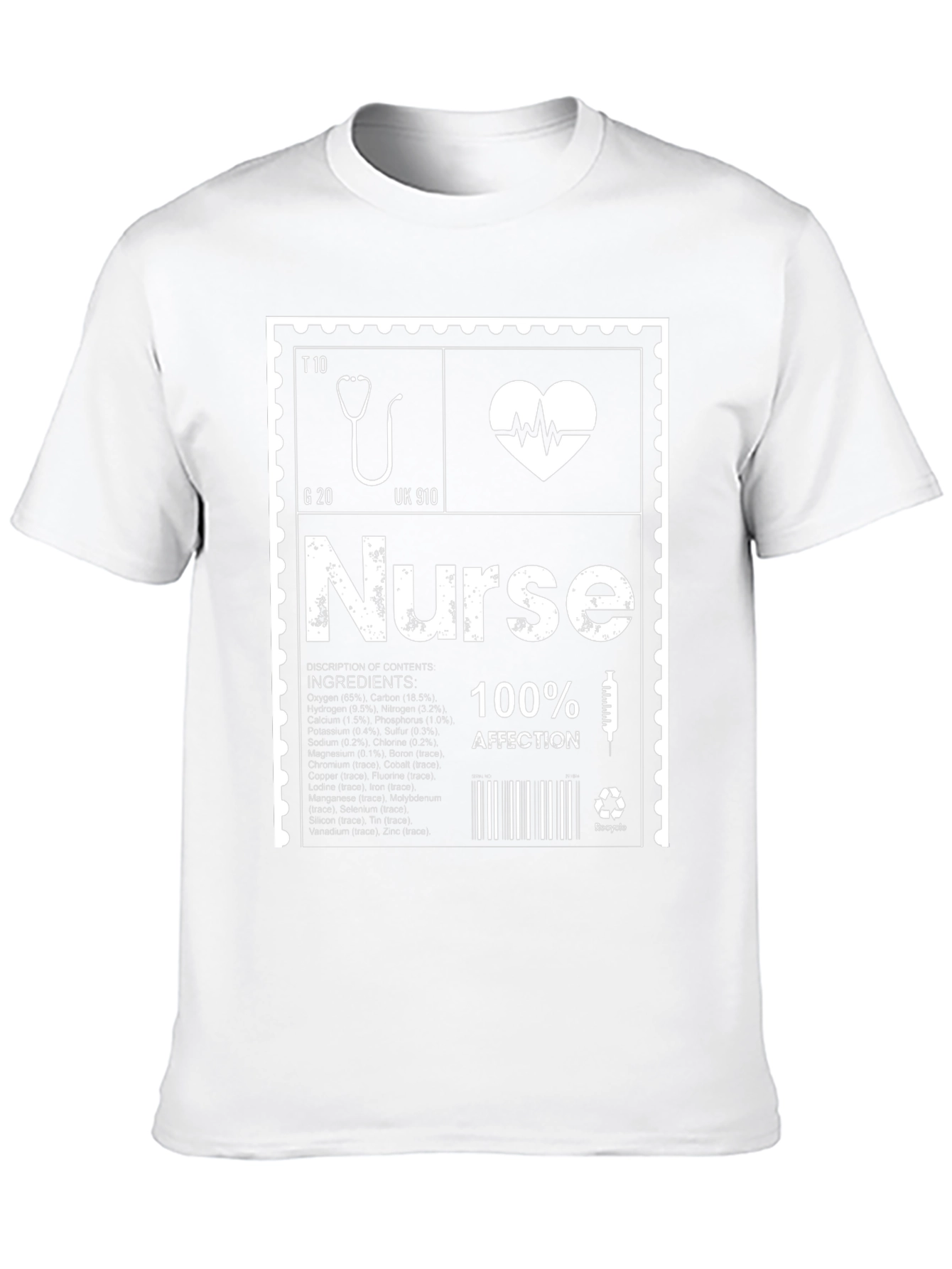 Nurse Element T-Shirt - Periodic Table Inspired Graphic Tee