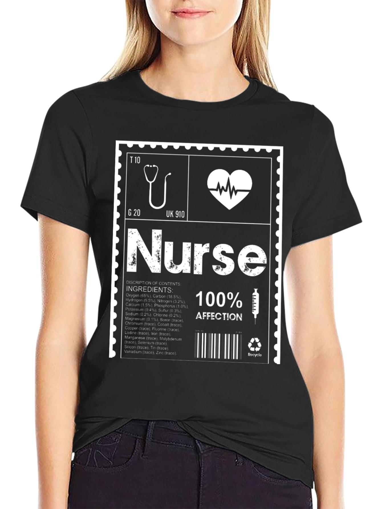 Nurse Element T-Shirt - Periodic Table Inspired Graphic Tee