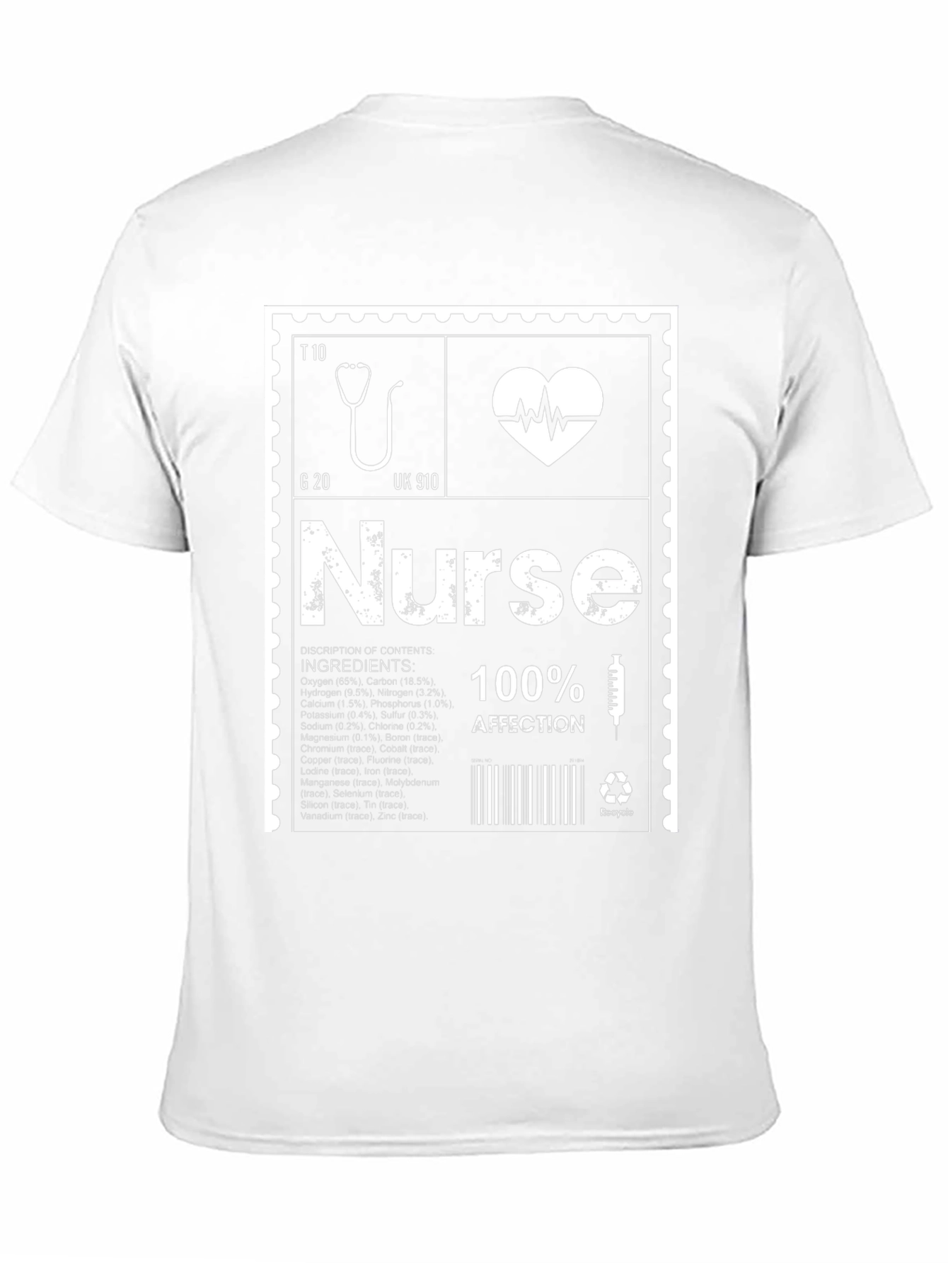 Nurse Element T-Shirt - Periodic Table Inspired Graphic Tee