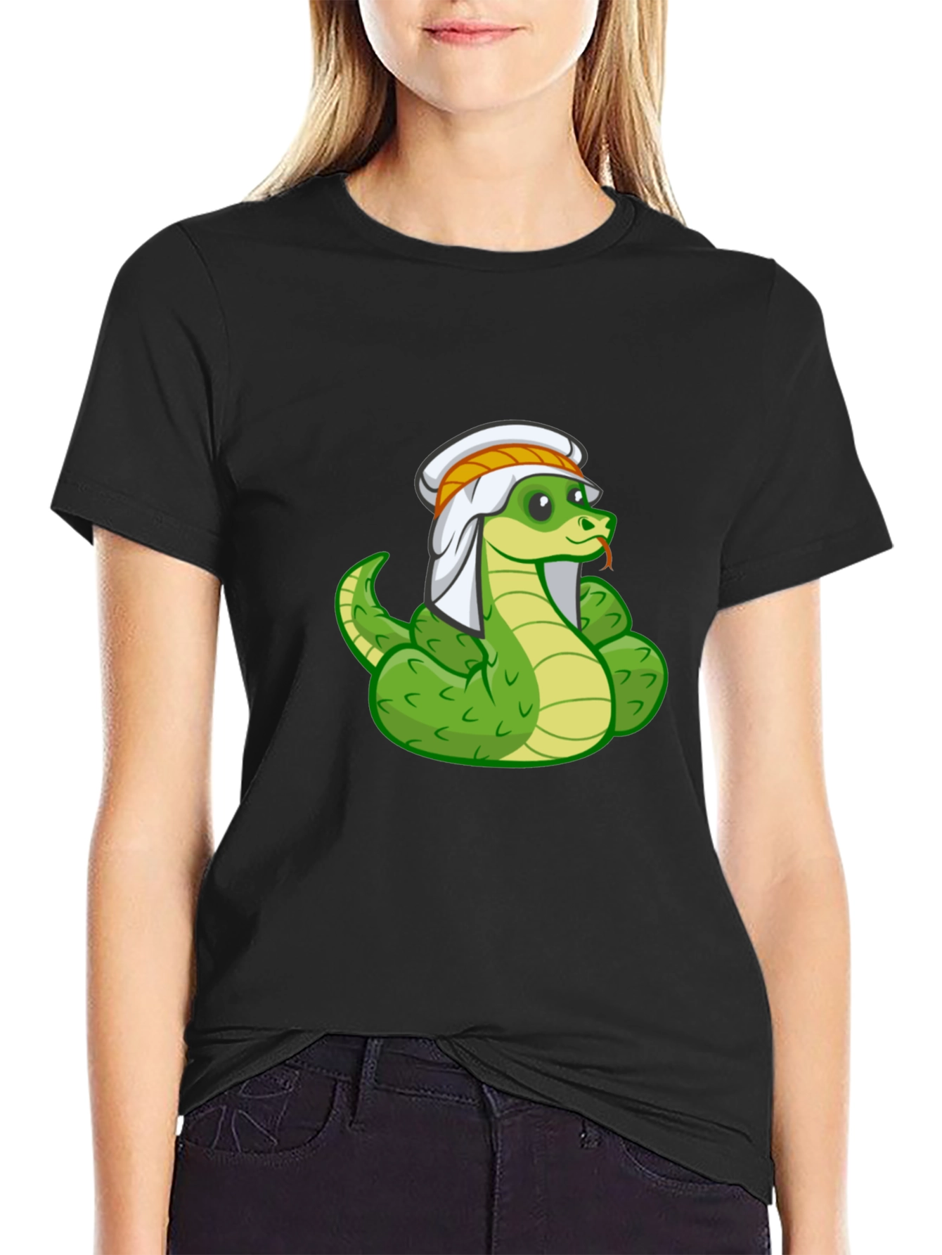 Snake Charmer T-Shirt - Funny Cartoon Snake Tee