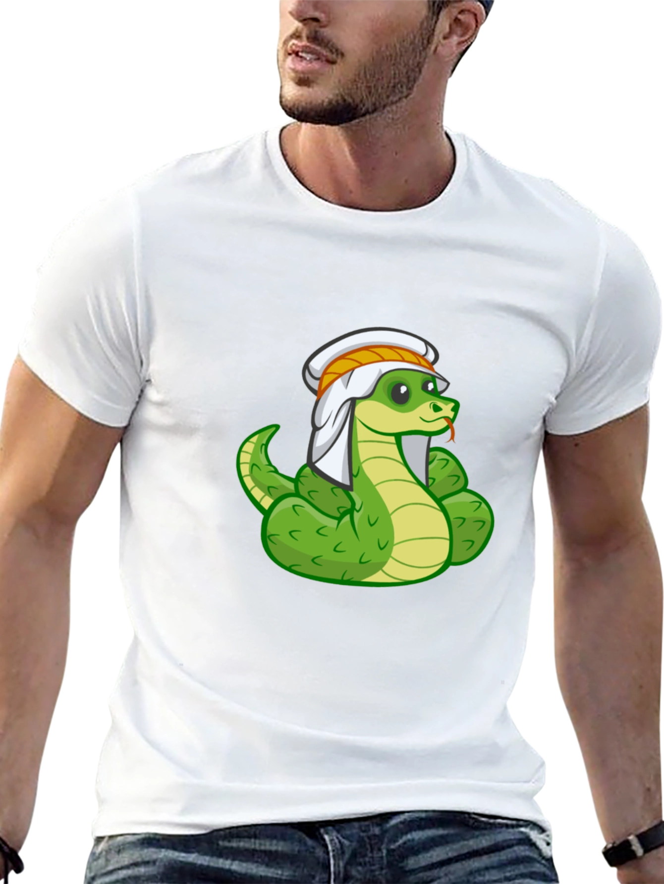 Snake Charmer T-Shirt - Funny Cartoon Snake Tee