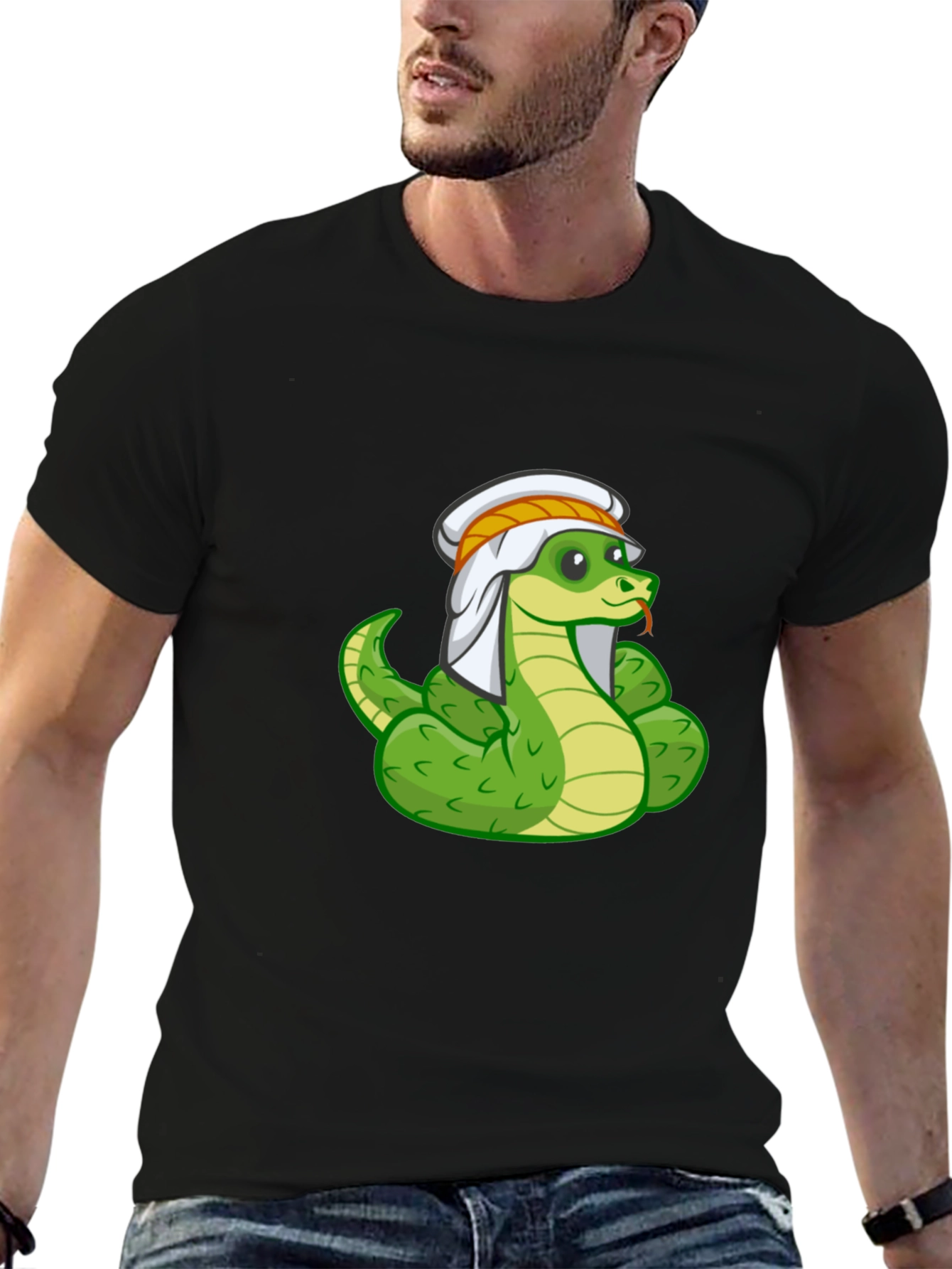 Snake Charmer T-Shirt - Funny Cartoon Snake Tee