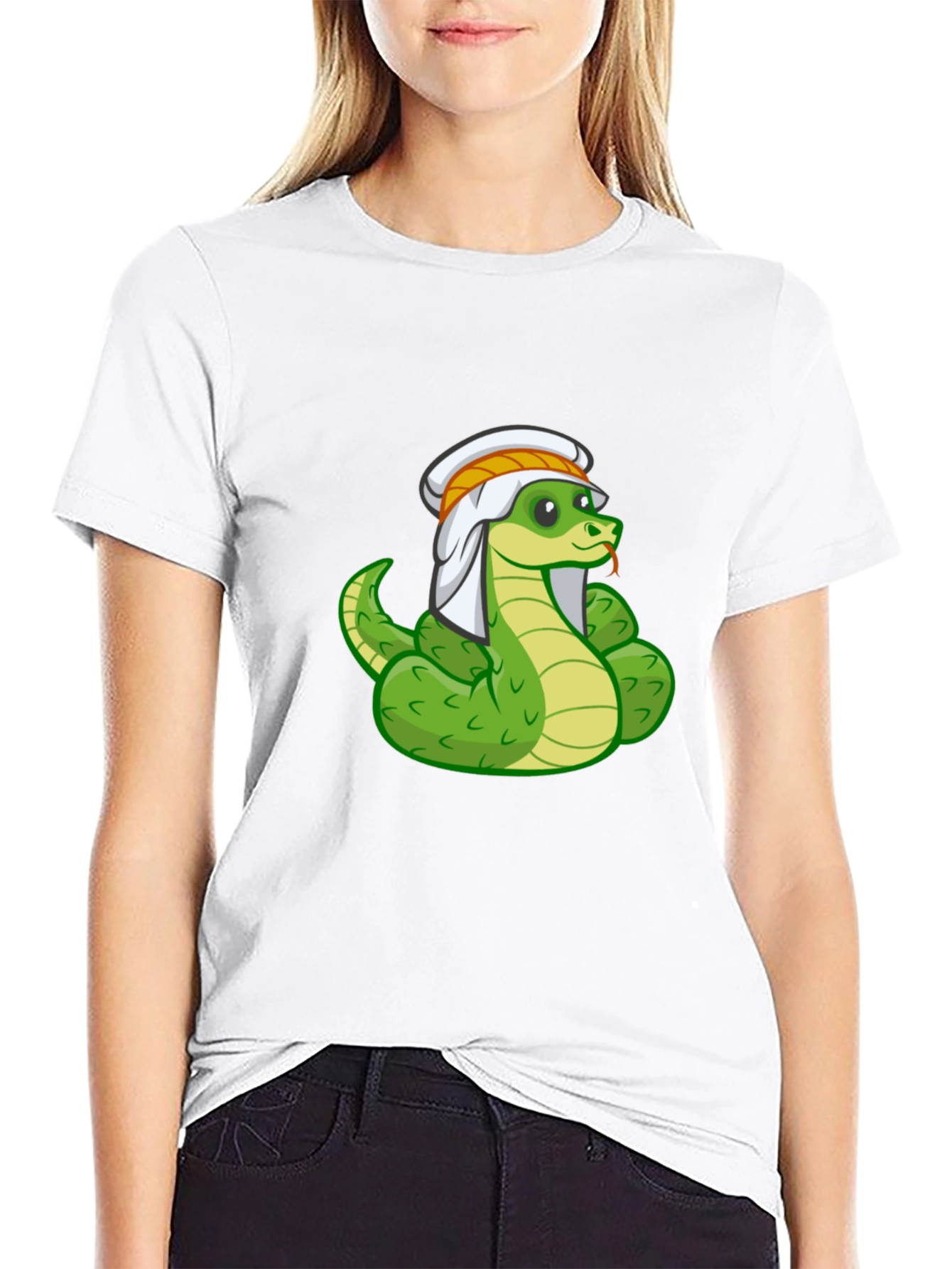 Snake Charmer T-Shirt - Funny Cartoon Snake Tee