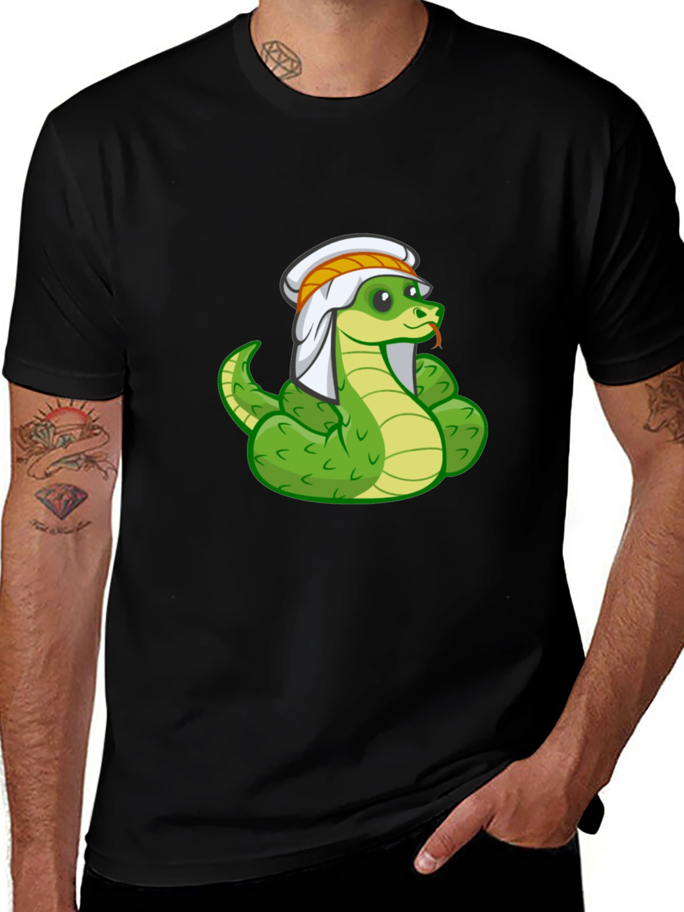Snake Charmer T-Shirt - Funny Cartoon Snake Tee