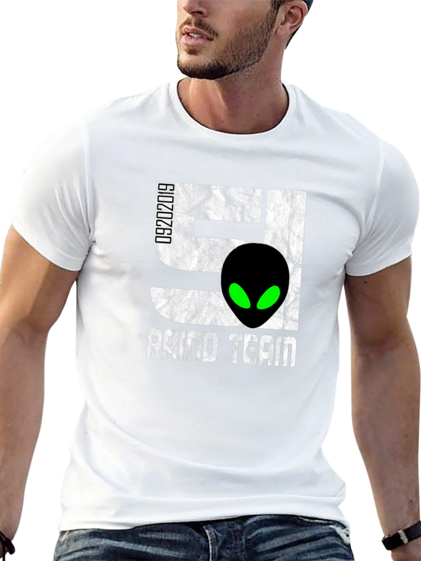 Area 51 Raid Team T-Shirt - Alien Graphic Tee