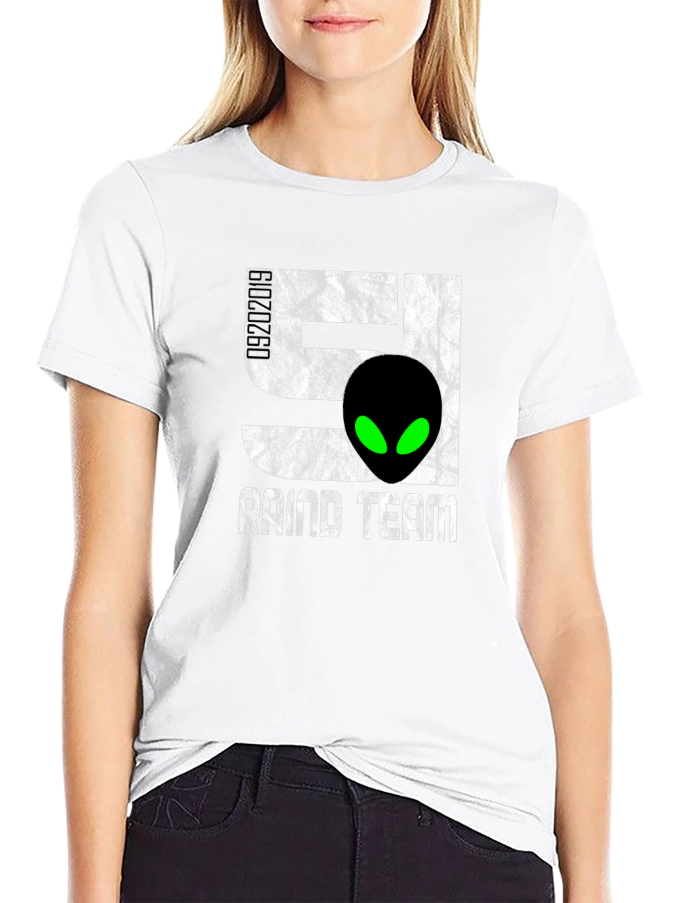 Area 51 Raid Team T-Shirt - Alien Graphic Tee