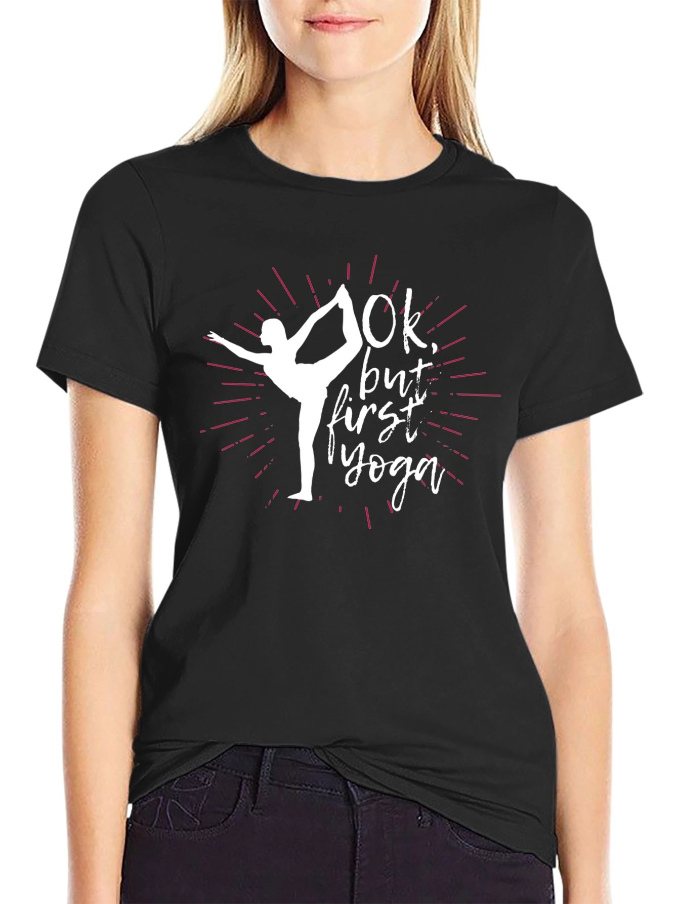 Ok but First Yoga T-Shirt
