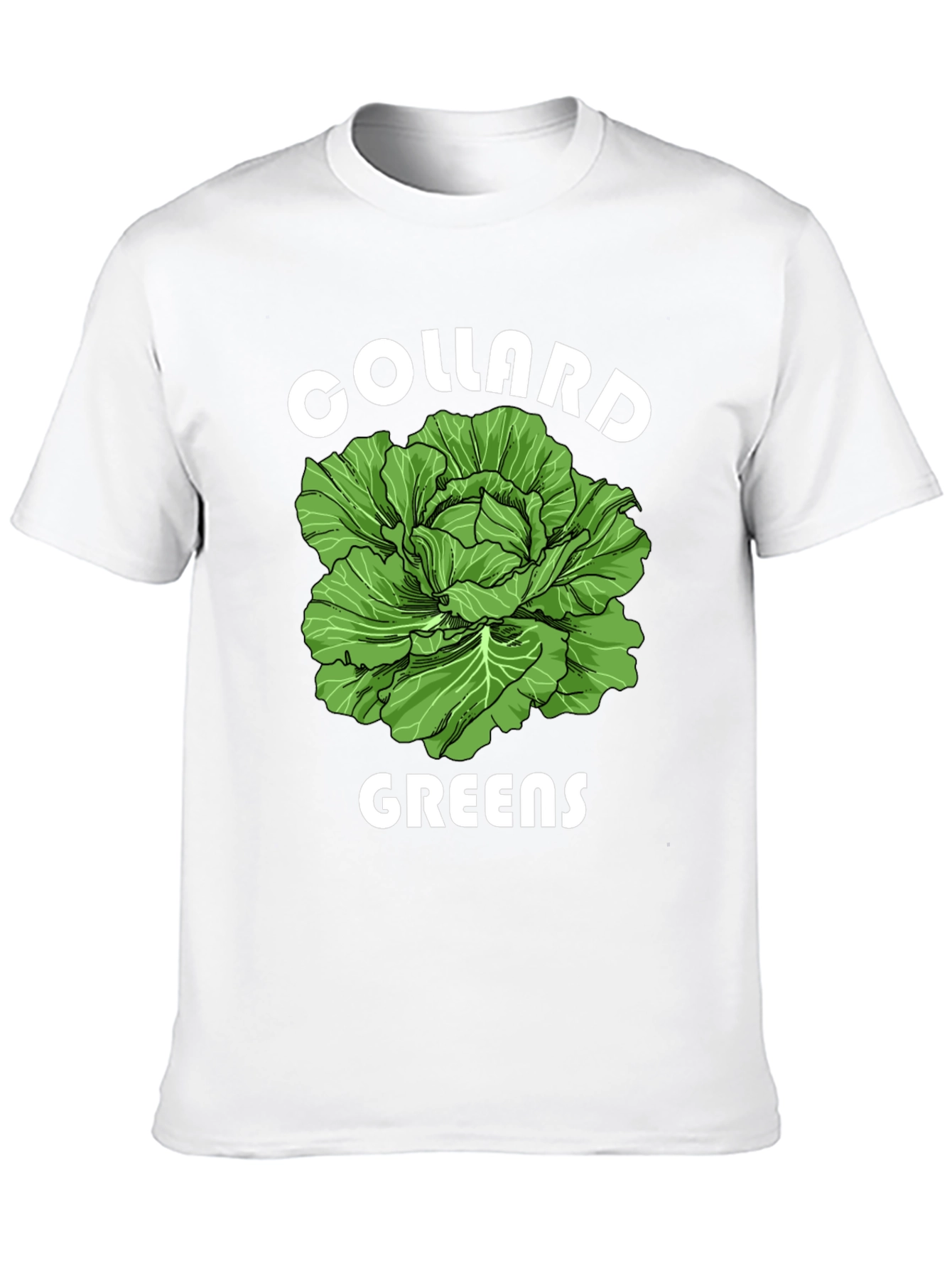 Collard Greens Graphic T-Shirt - Fresh Vegetable Tee