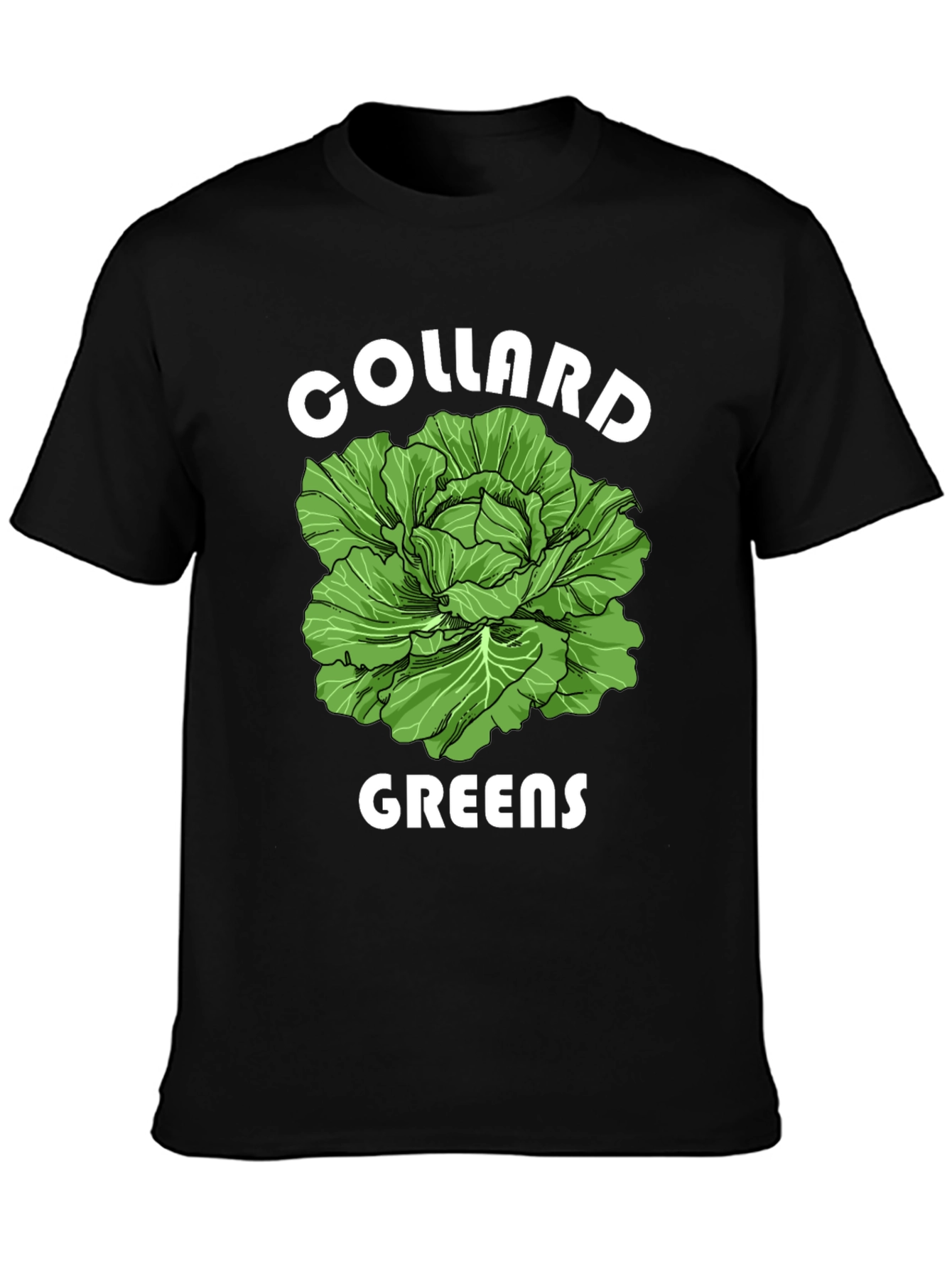 Collard Greens Graphic T-Shirt - Fresh Vegetable Tee