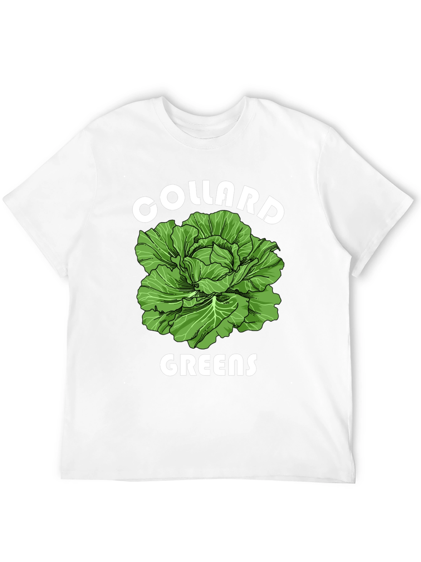 Collard Greens Graphic T-Shirt - Fresh Vegetable Tee